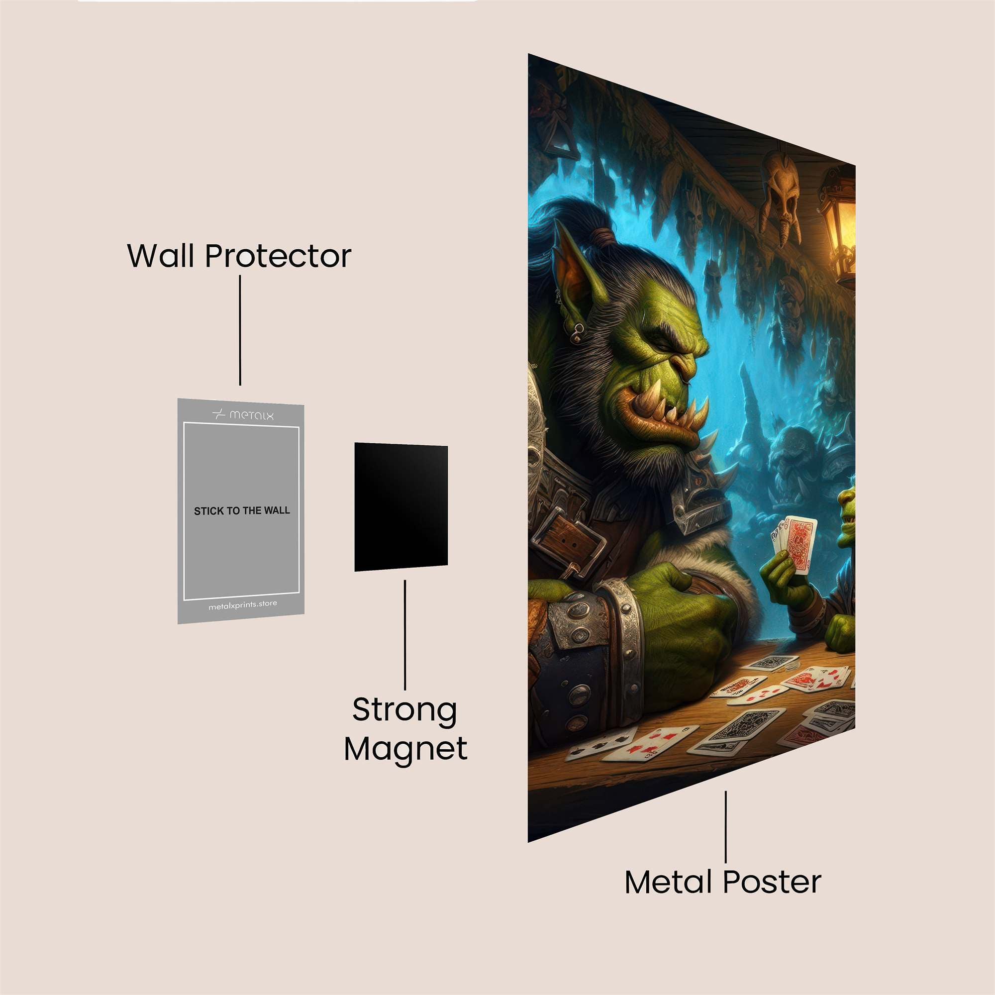 Orc Gambit Safe Wall Magnetic / M