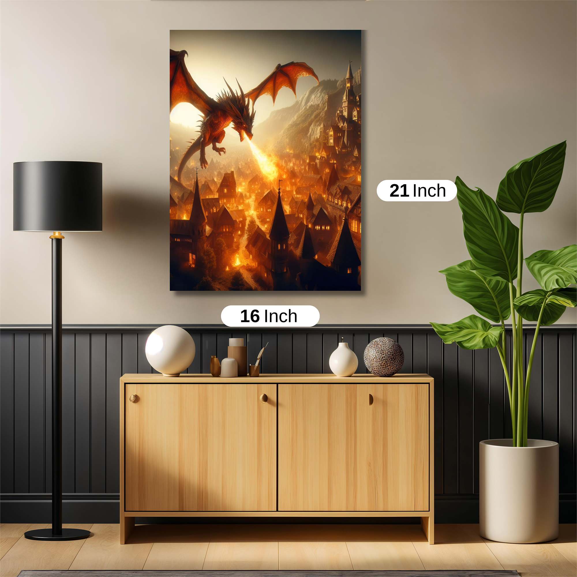 Dragon Fury Safe Wall Magnetic / M