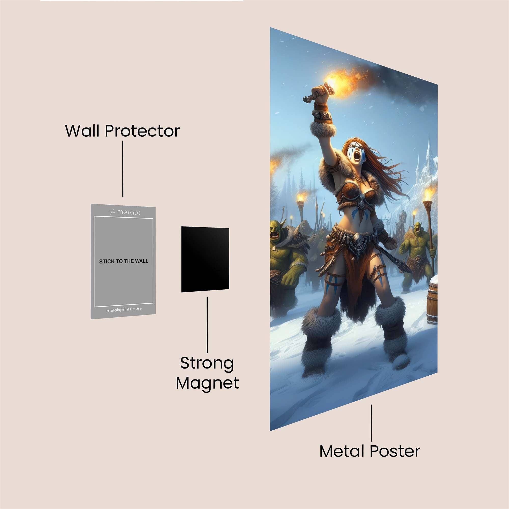 Sylvanas Defiant Safe Wall Magnetic / M