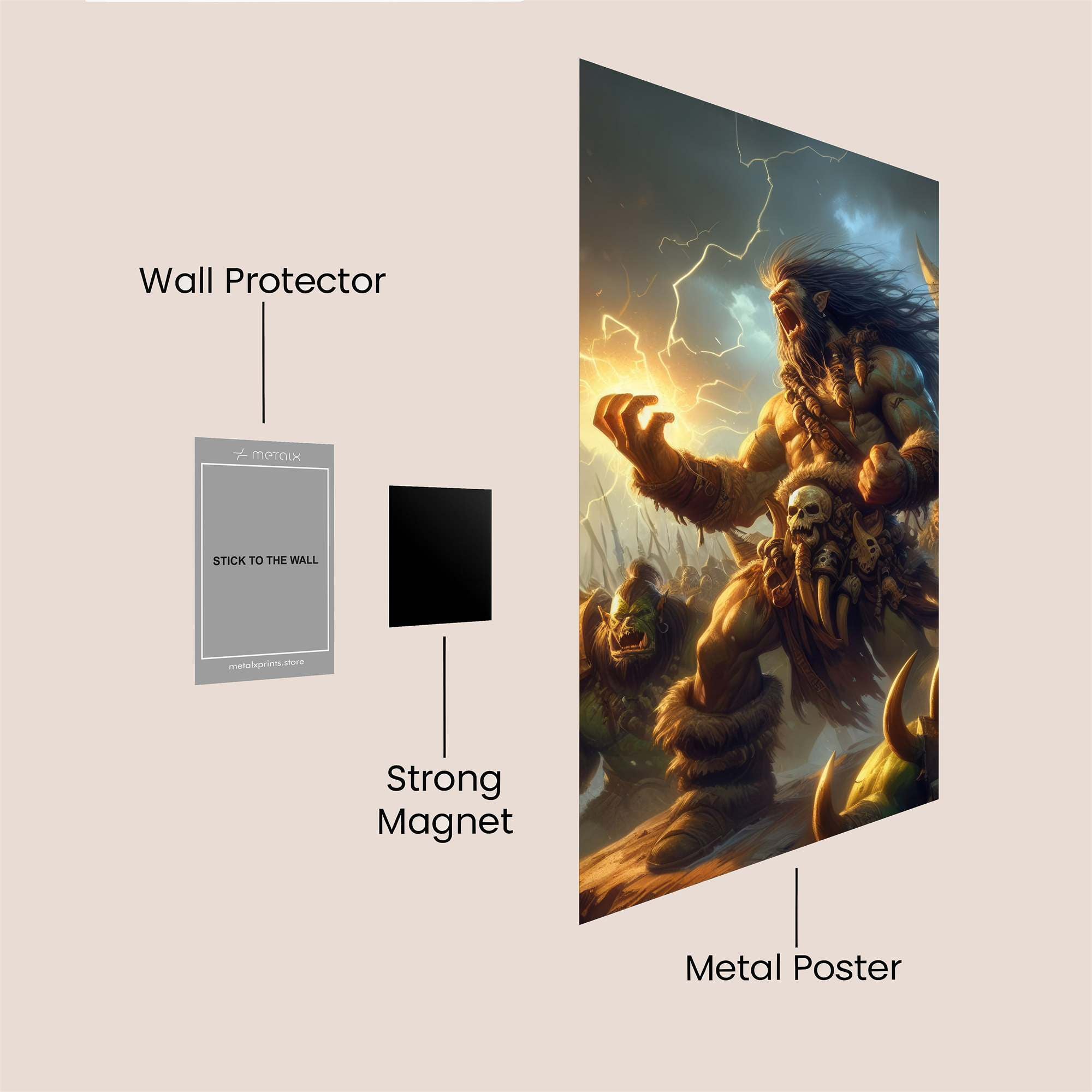 Thrall Thunderous Safe Wall Magnetic / M