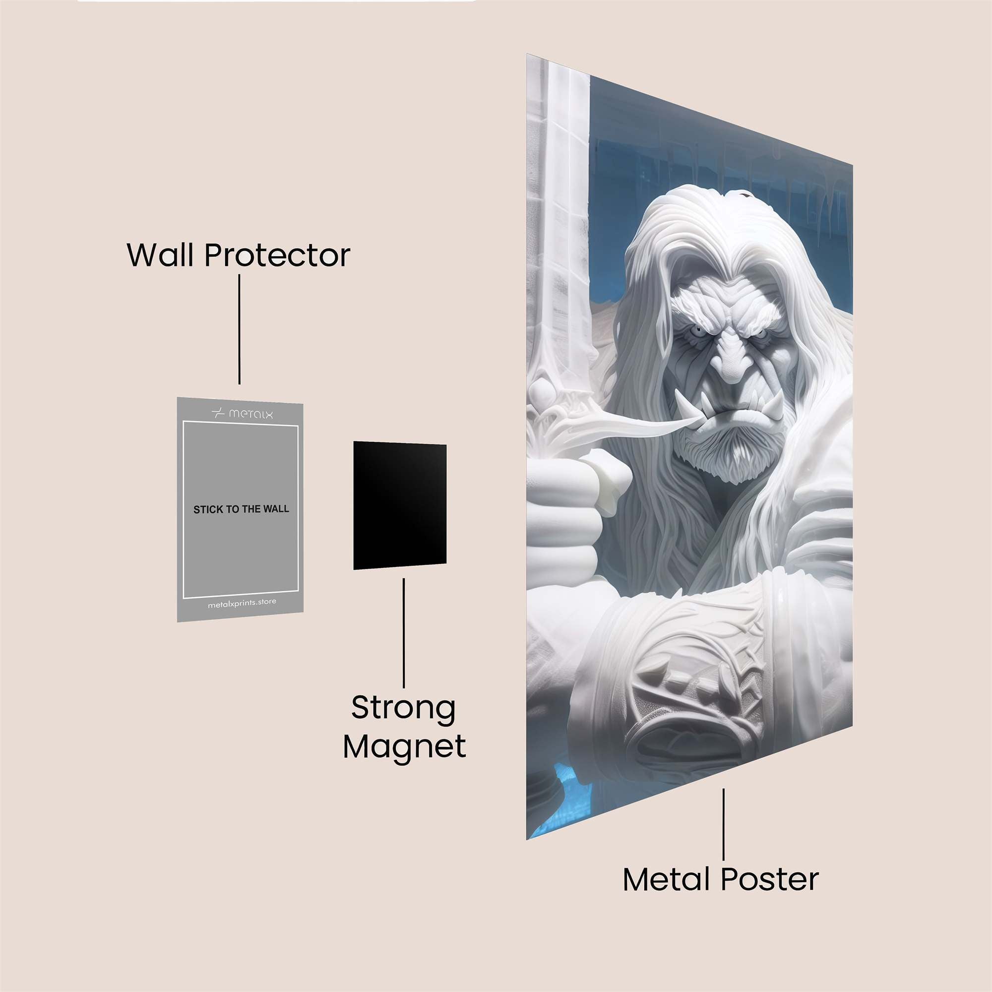 Frostlord Regal Safe Wall Magnetic / M