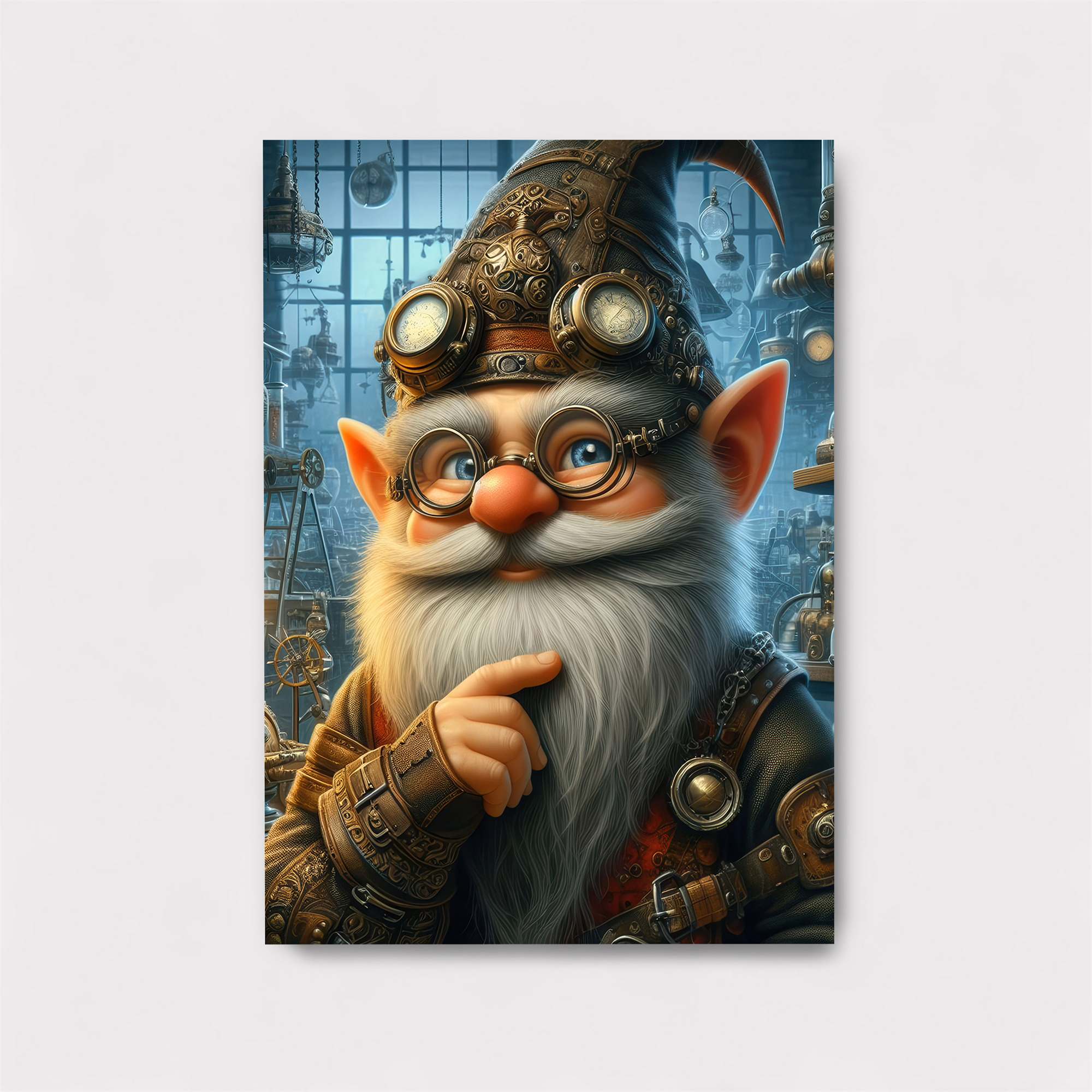 Gnome Inventor Safe Wall Magnetic / M