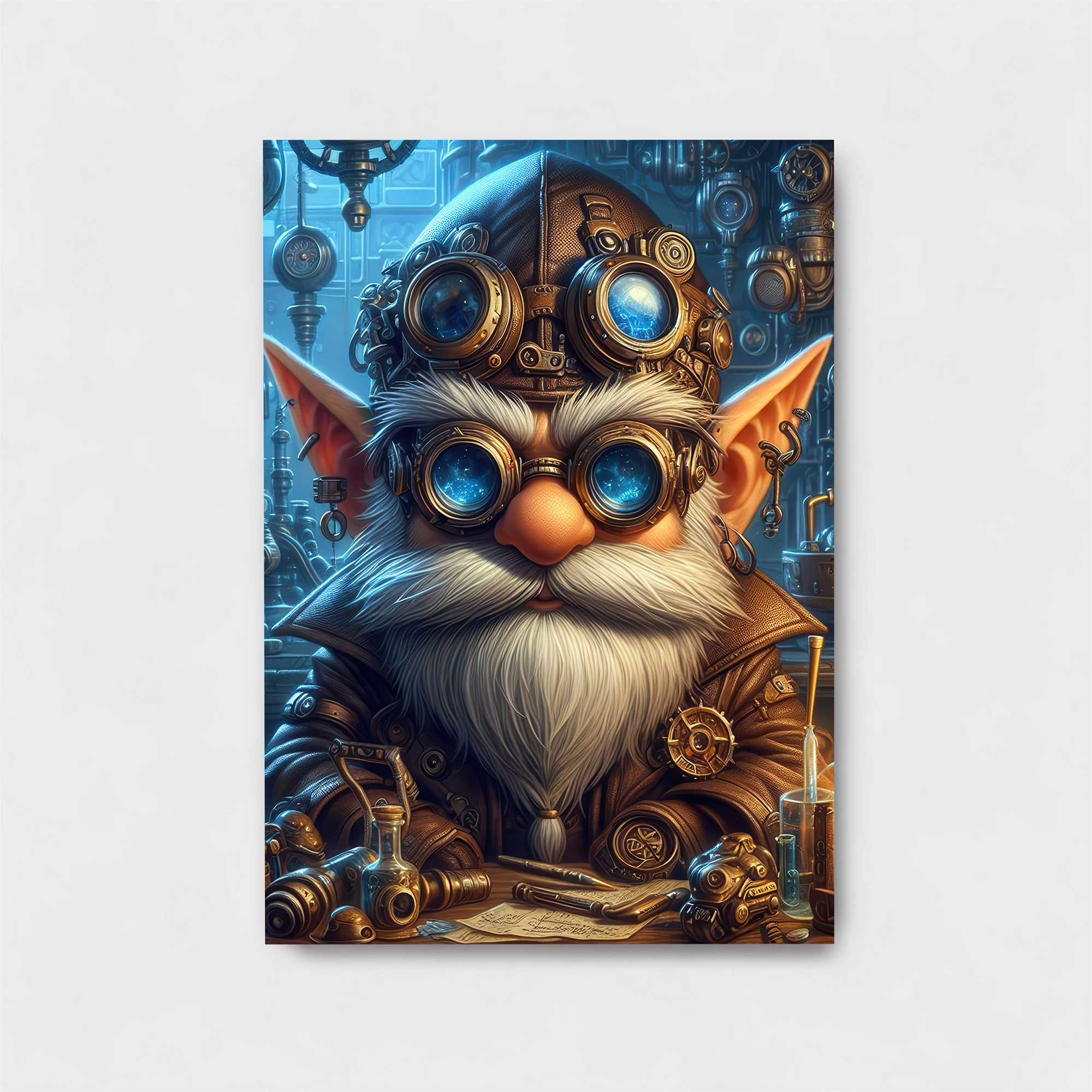 Gnome Inventor Safe Wall Magnetic / M