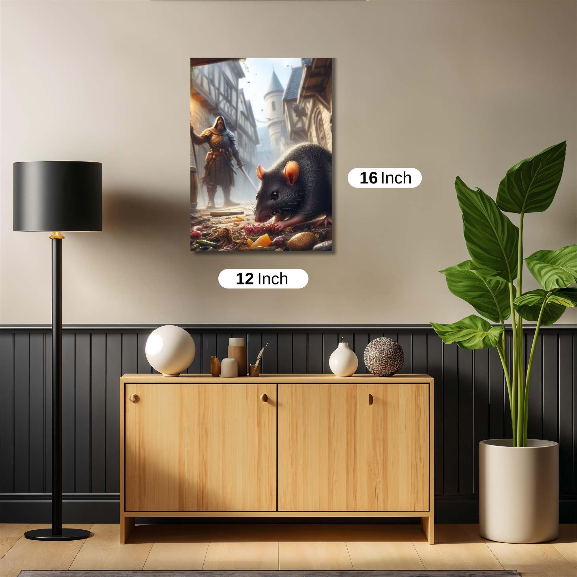 Knightly Intrigue Safe Wall Magnetic / M