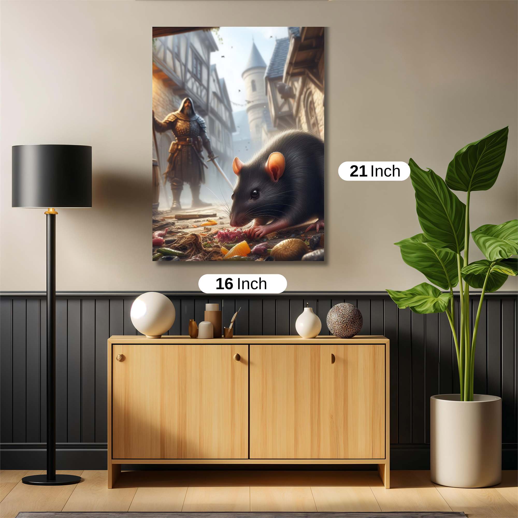 Knightly Intrigue Safe Wall Magnetic / M