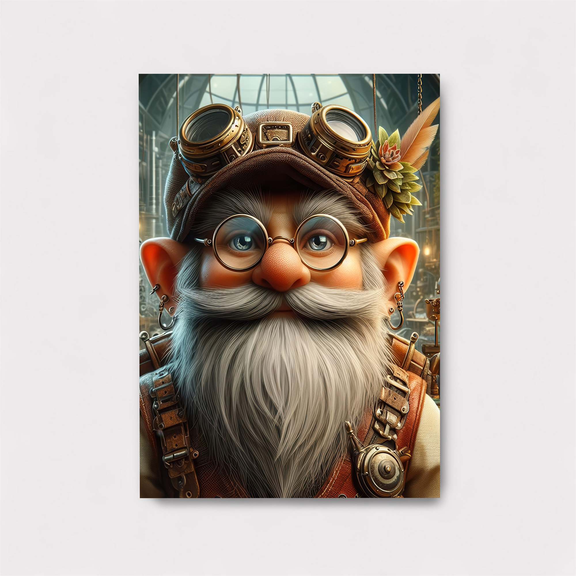 Gnome Inventor Safe Wall Magnetic / M