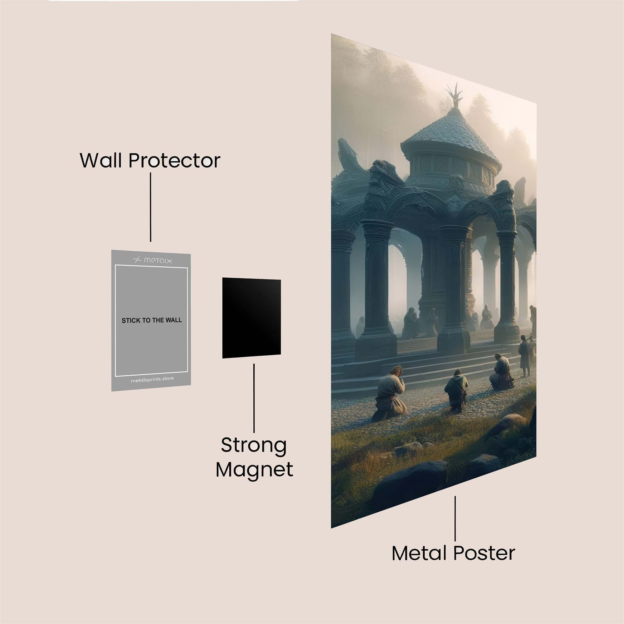 Druid Sanctuary Safe Wall Magnetic / M