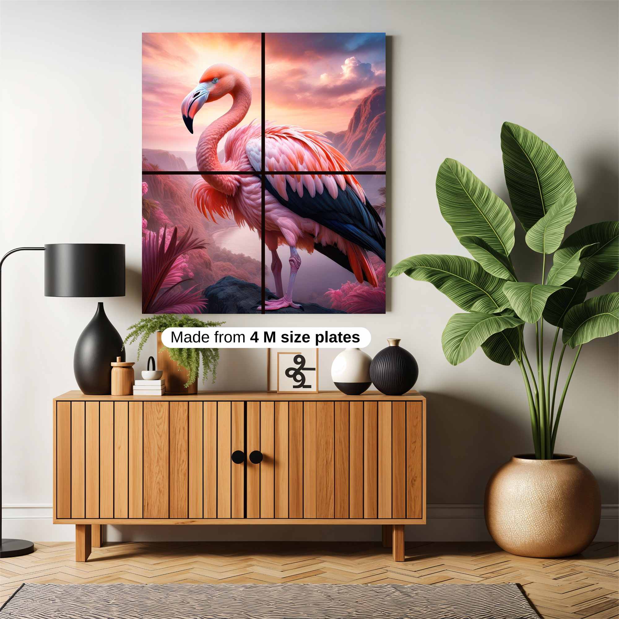 Flamingo Radiant Safe Wall Magnetic / M