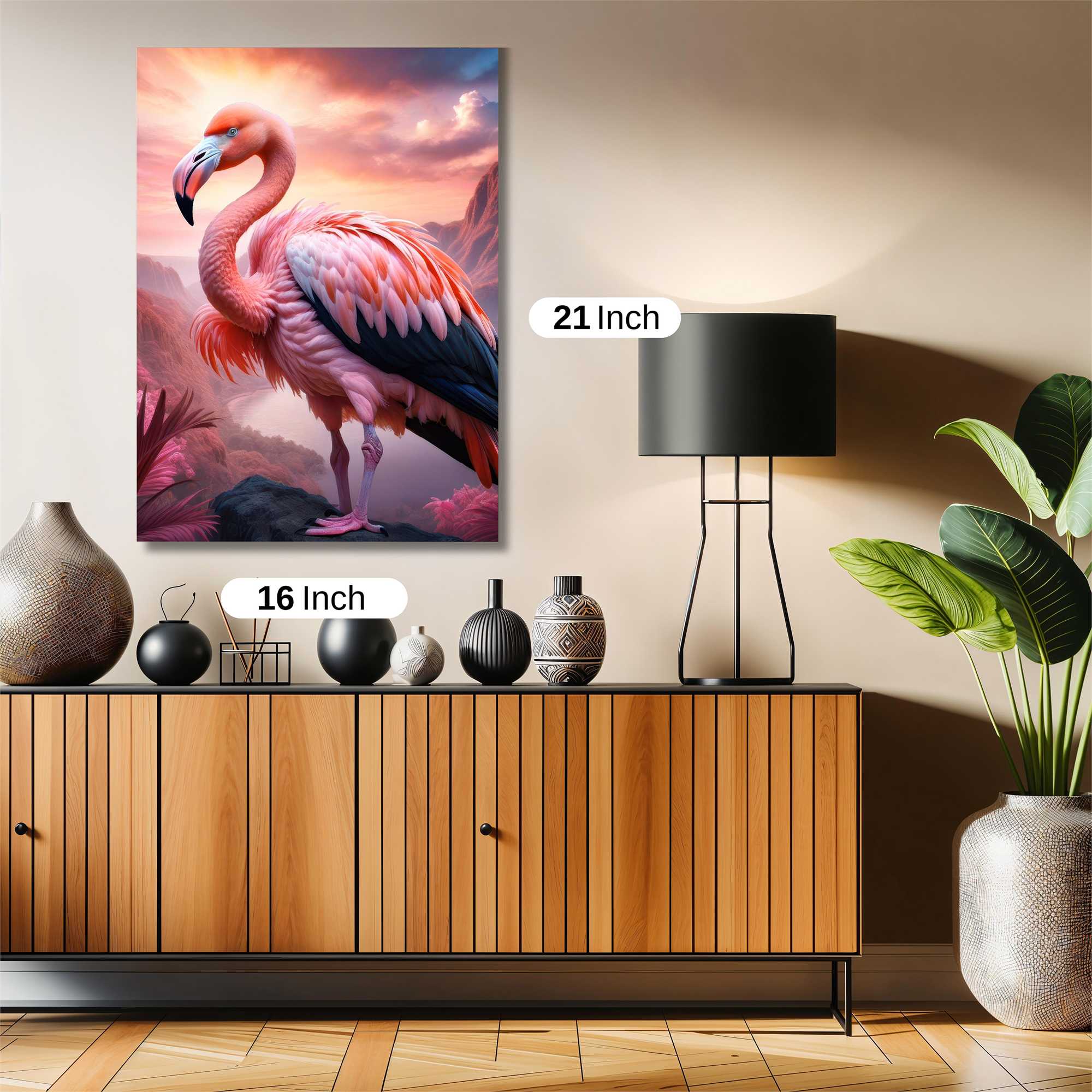 Flamingo Radiant Safe Wall Magnetic / M