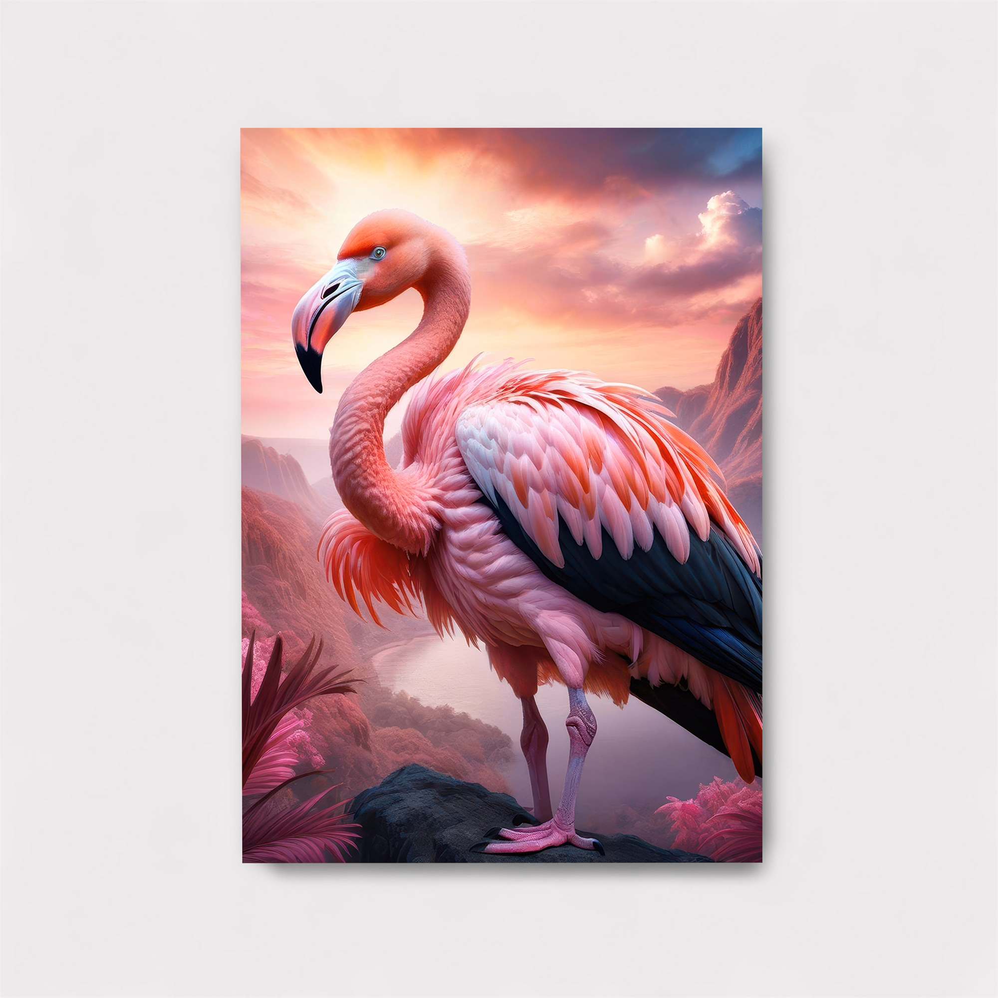 Flamingo Radiant Safe Wall Magnetic / M