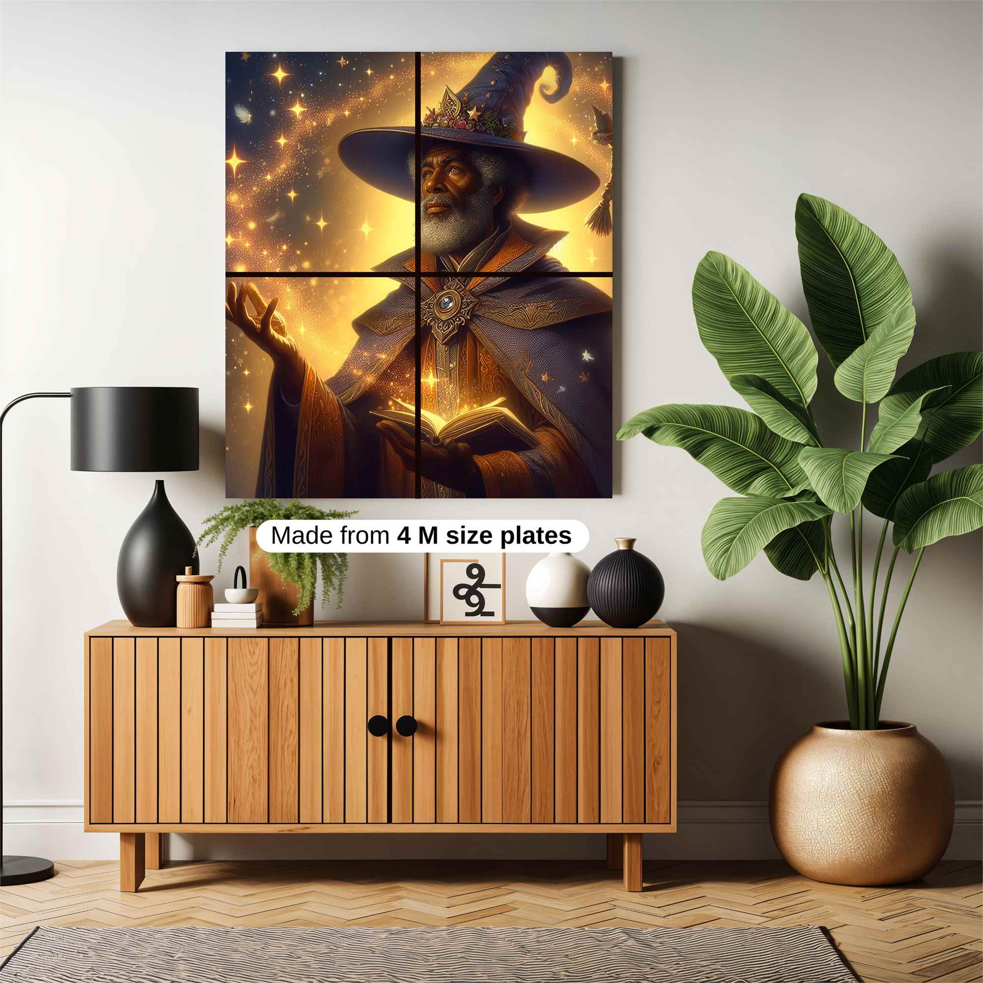 Wizard Enchantment Safe Wall Magnetic / M