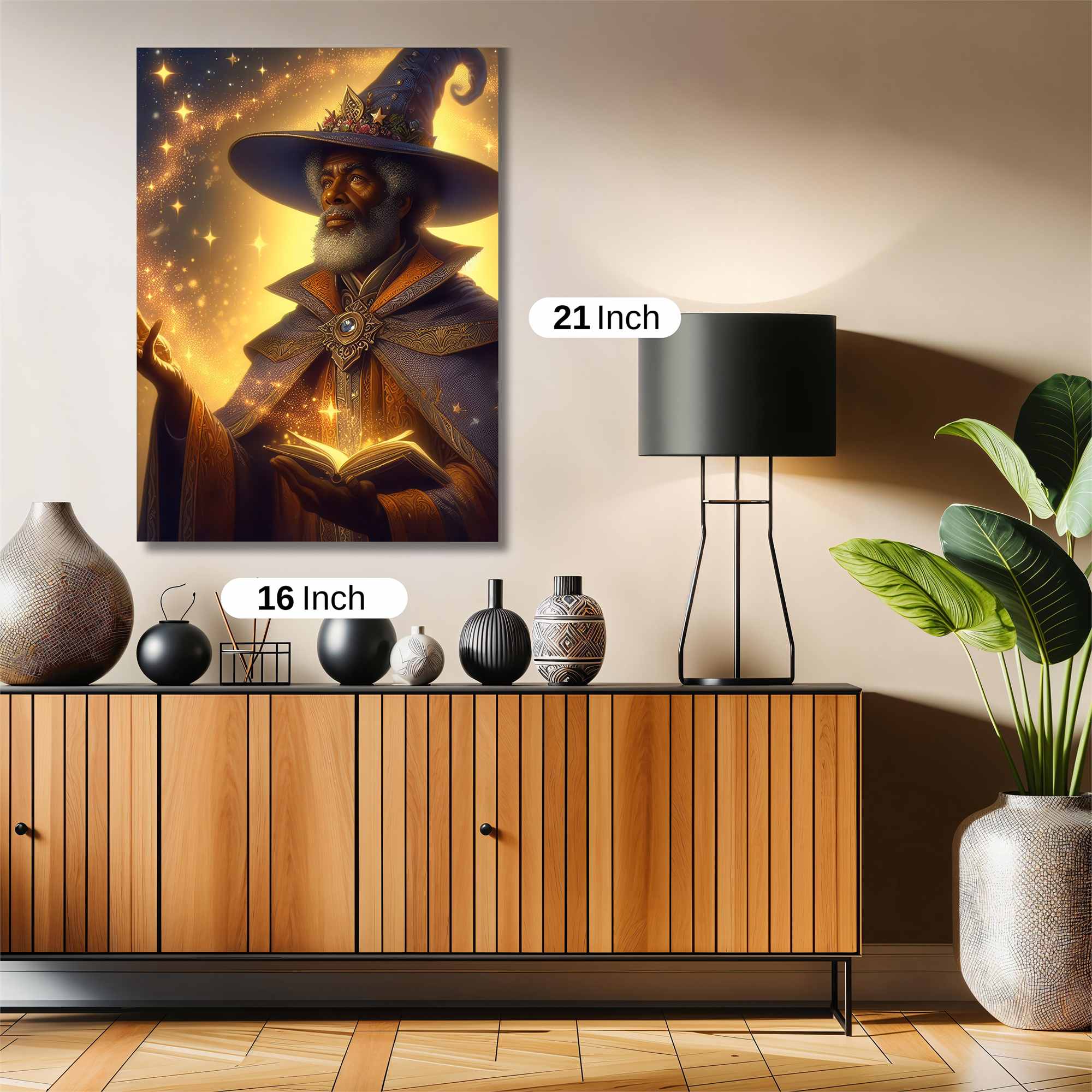 Wizard Enchantment Safe Wall Magnetic / M