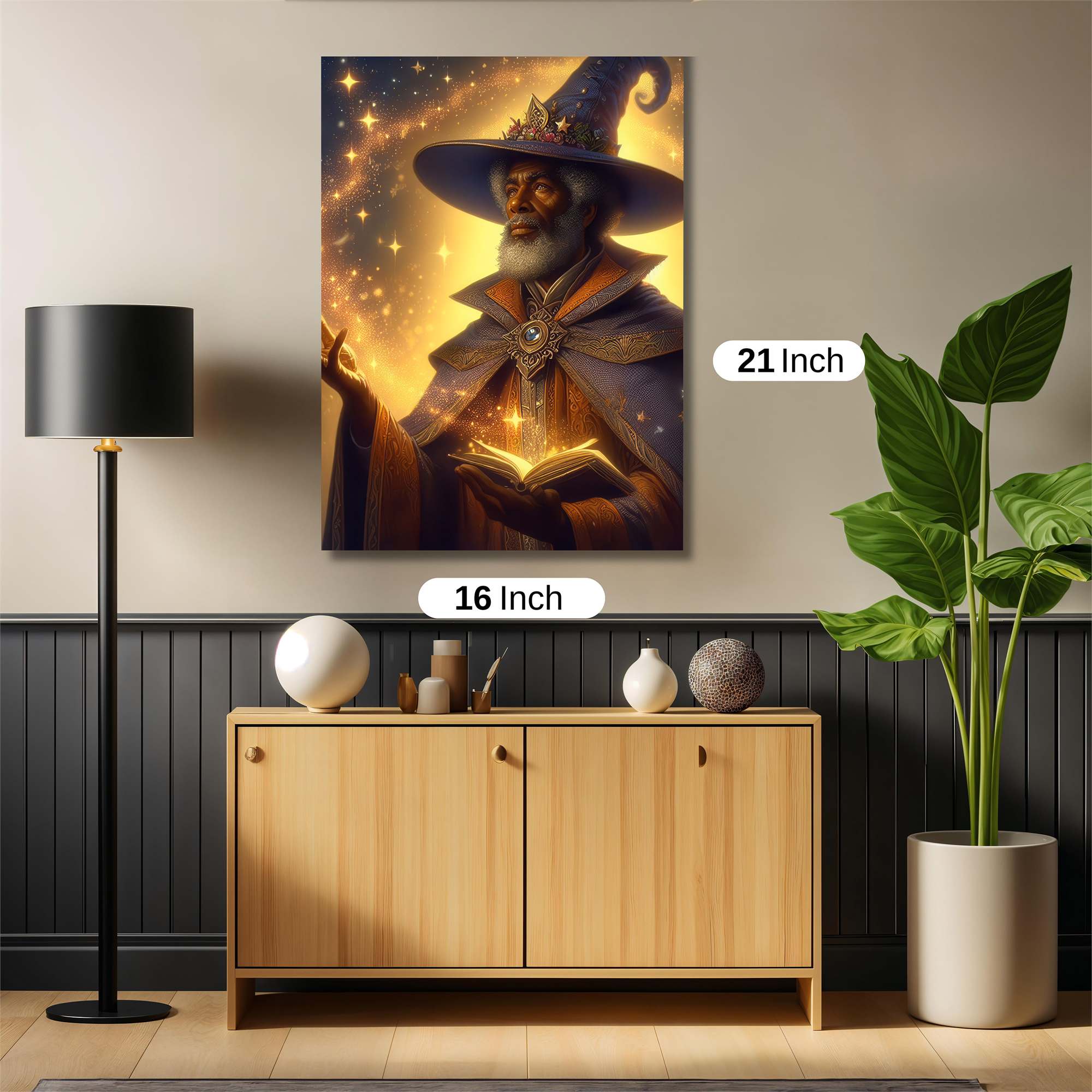 Wizard Enchantment Safe Wall Magnetic / M