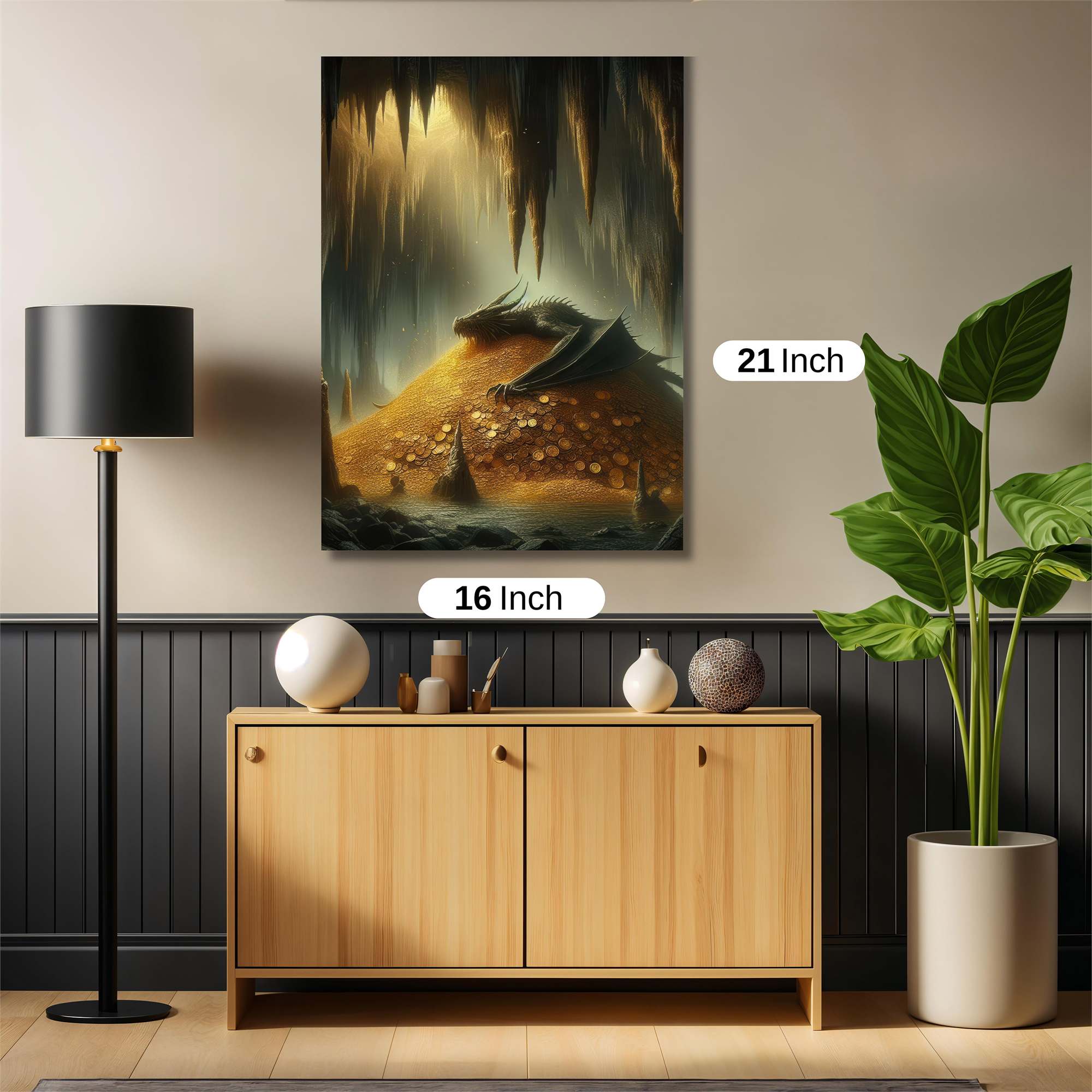 Dragon Hoard Safe Wall Magnetic / M