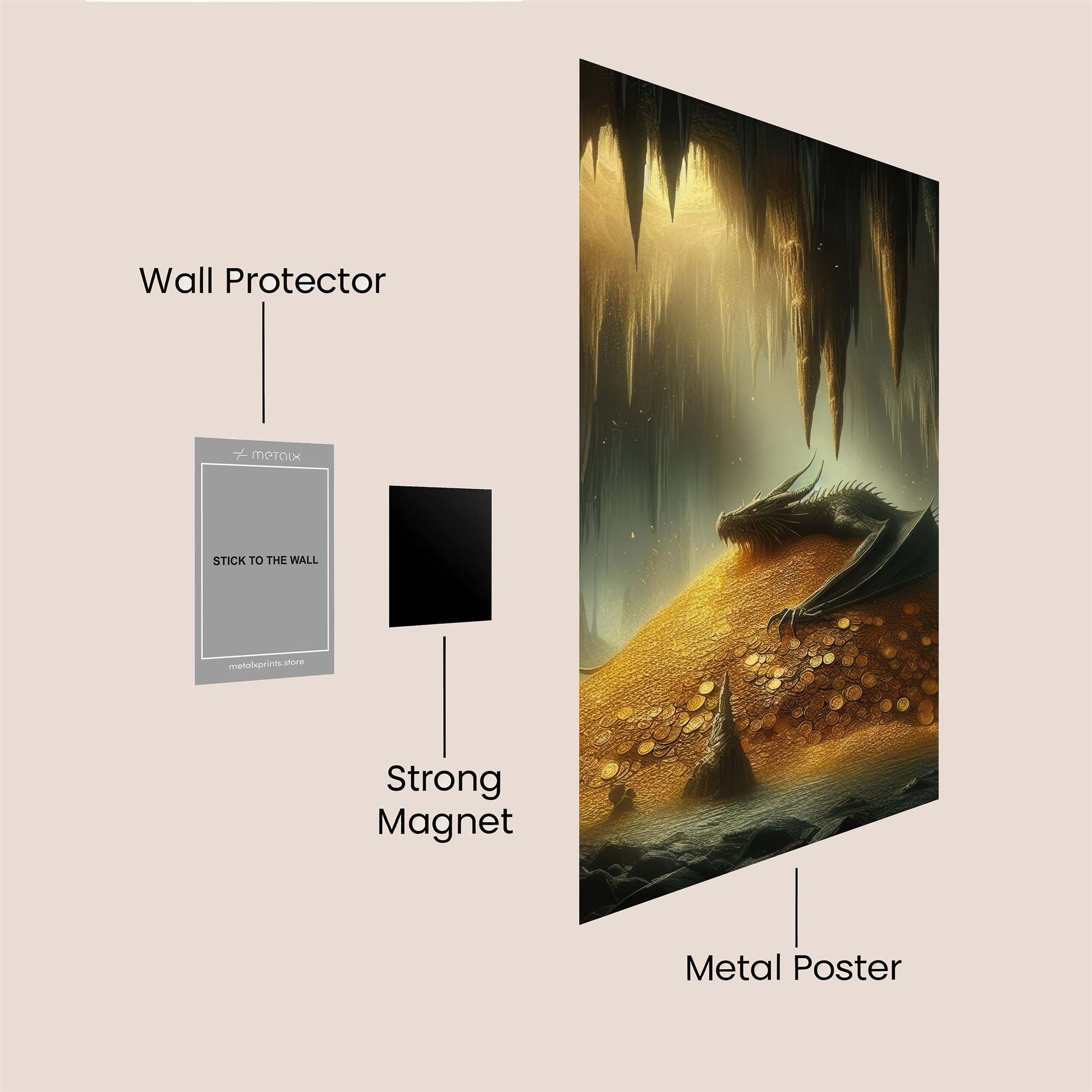 Dragon Hoard Safe Wall Magnetic / M