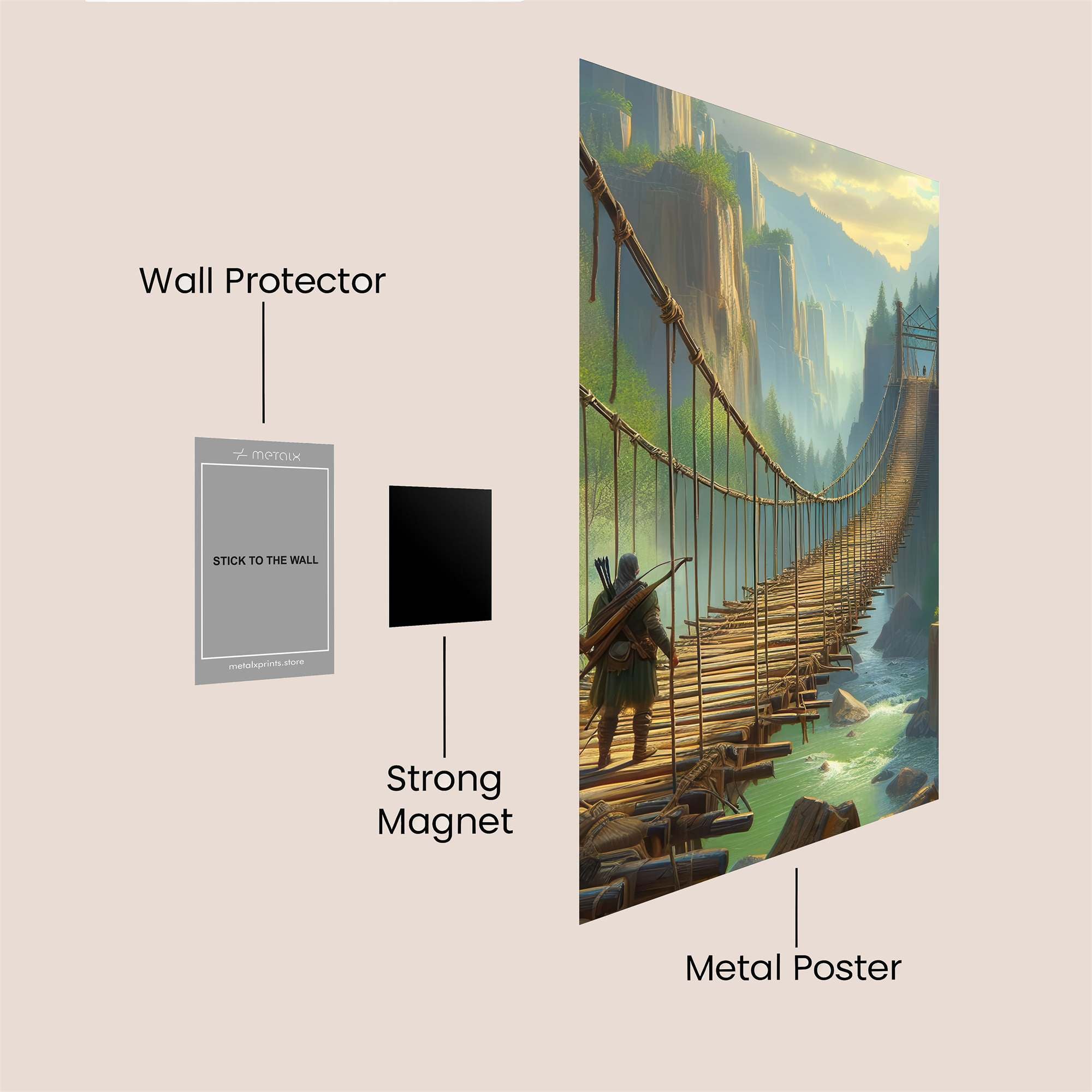 Archer's Odyssey Safe Wall Magnetic / M