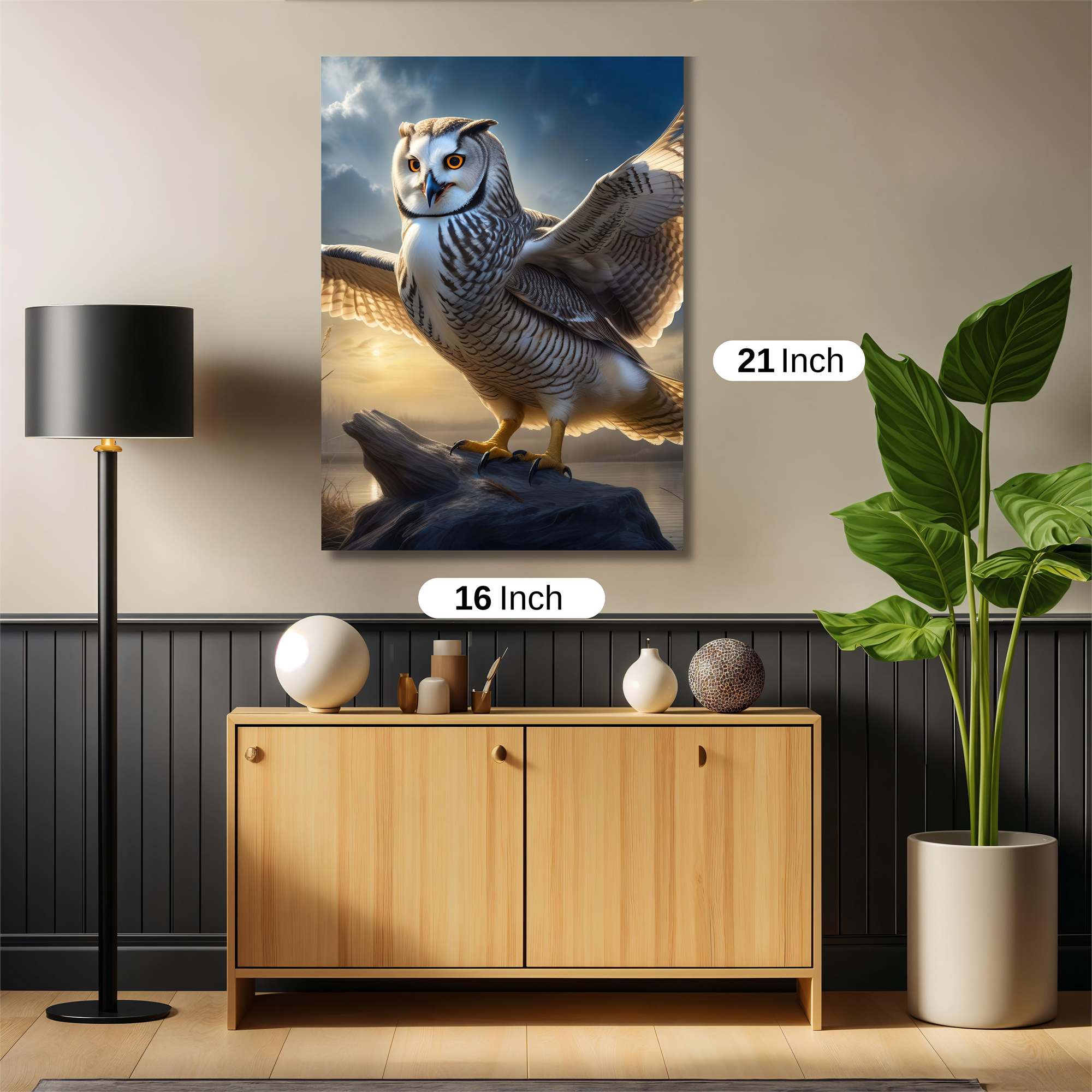 Owl Radiance Safe Wall Magnetic / M