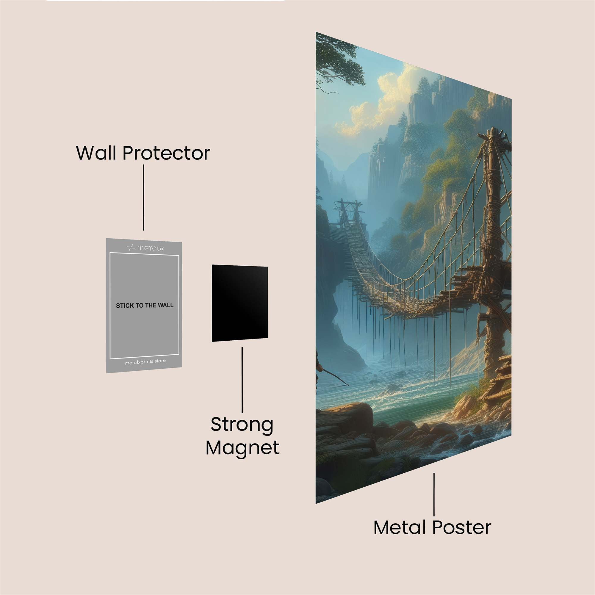 Warrior's Quest Safe Wall Magnetic / M