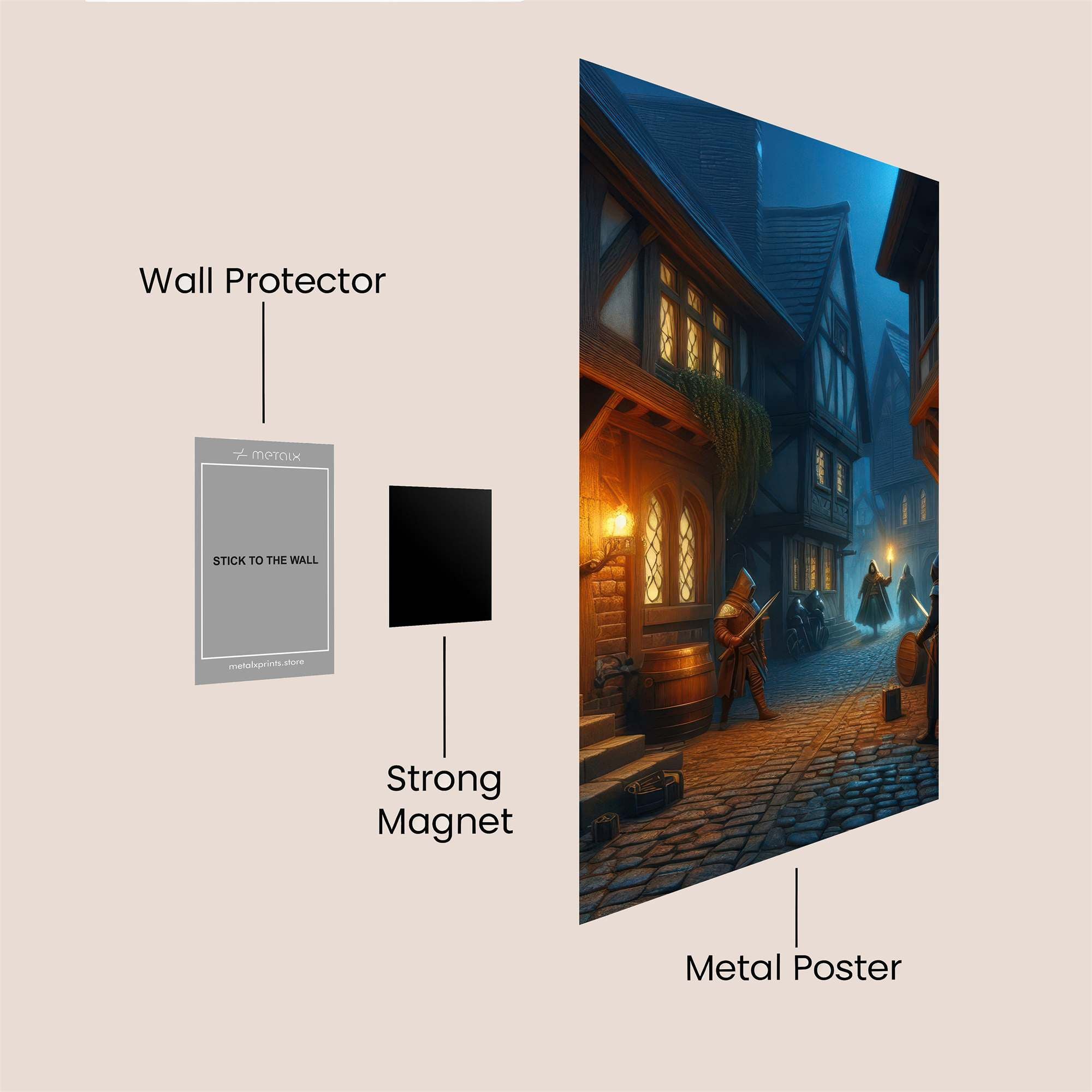 Thieves'Whisper Safe Wall Magnetic / M