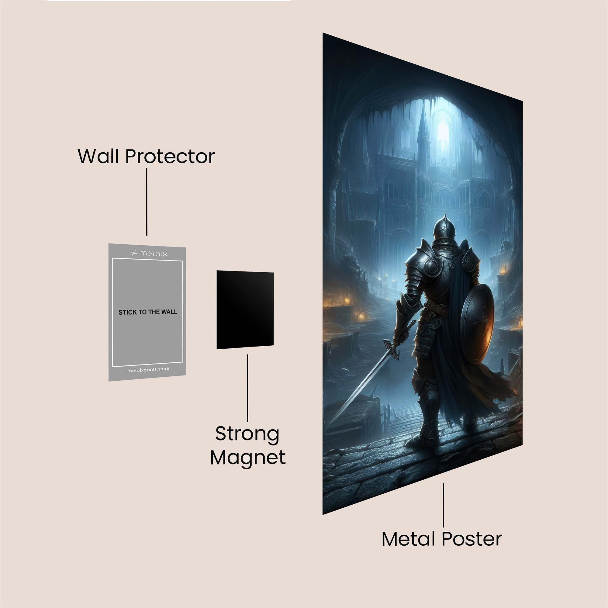 Knight Quest Safe Wall Magnetic / M