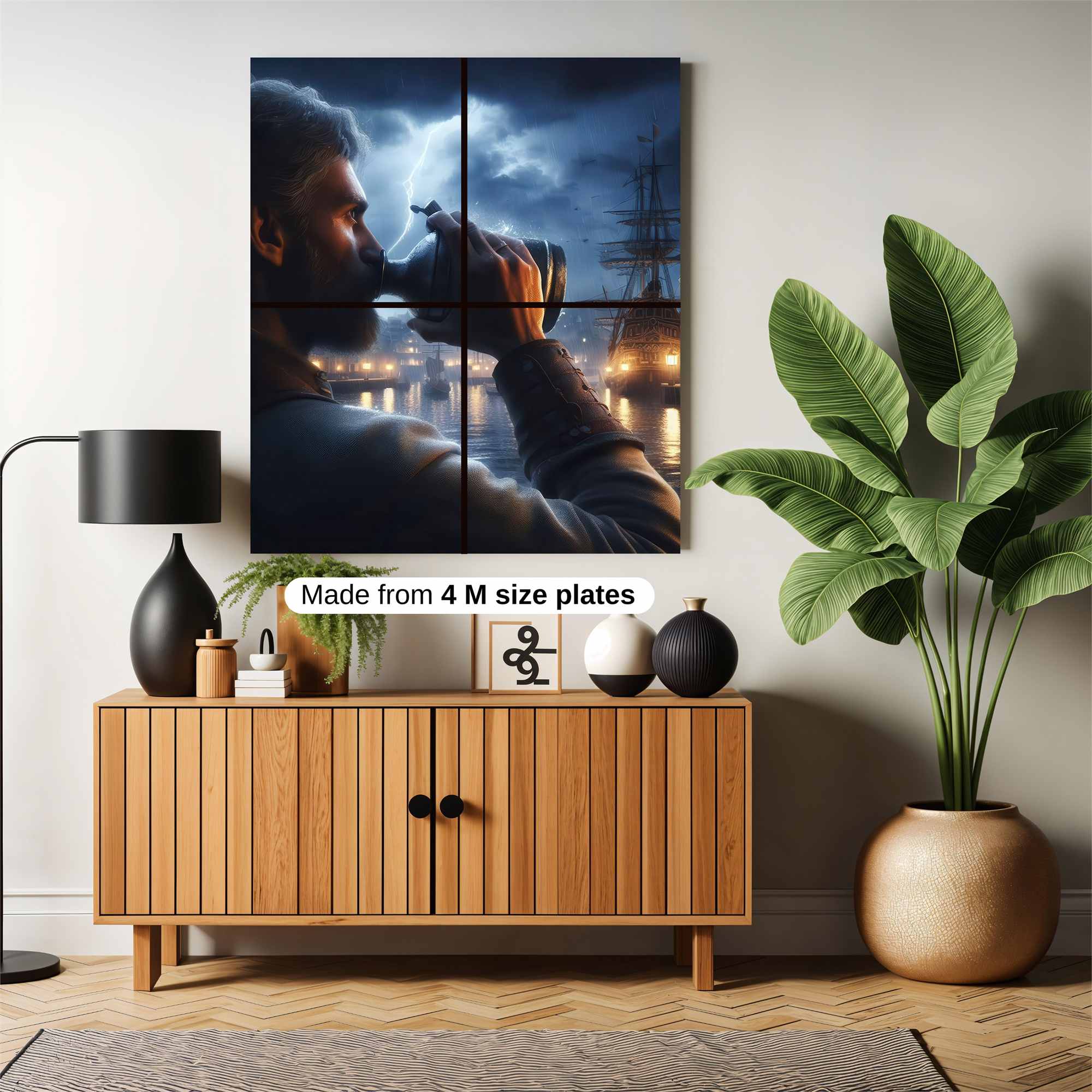 Captain Contemplative Safe Wall Magnetic / M