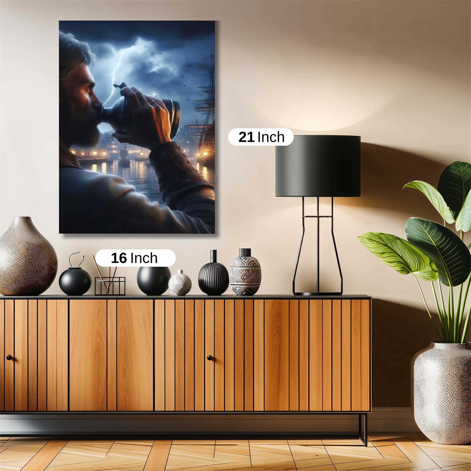 Captain Contemplative Safe Wall Magnetic / M