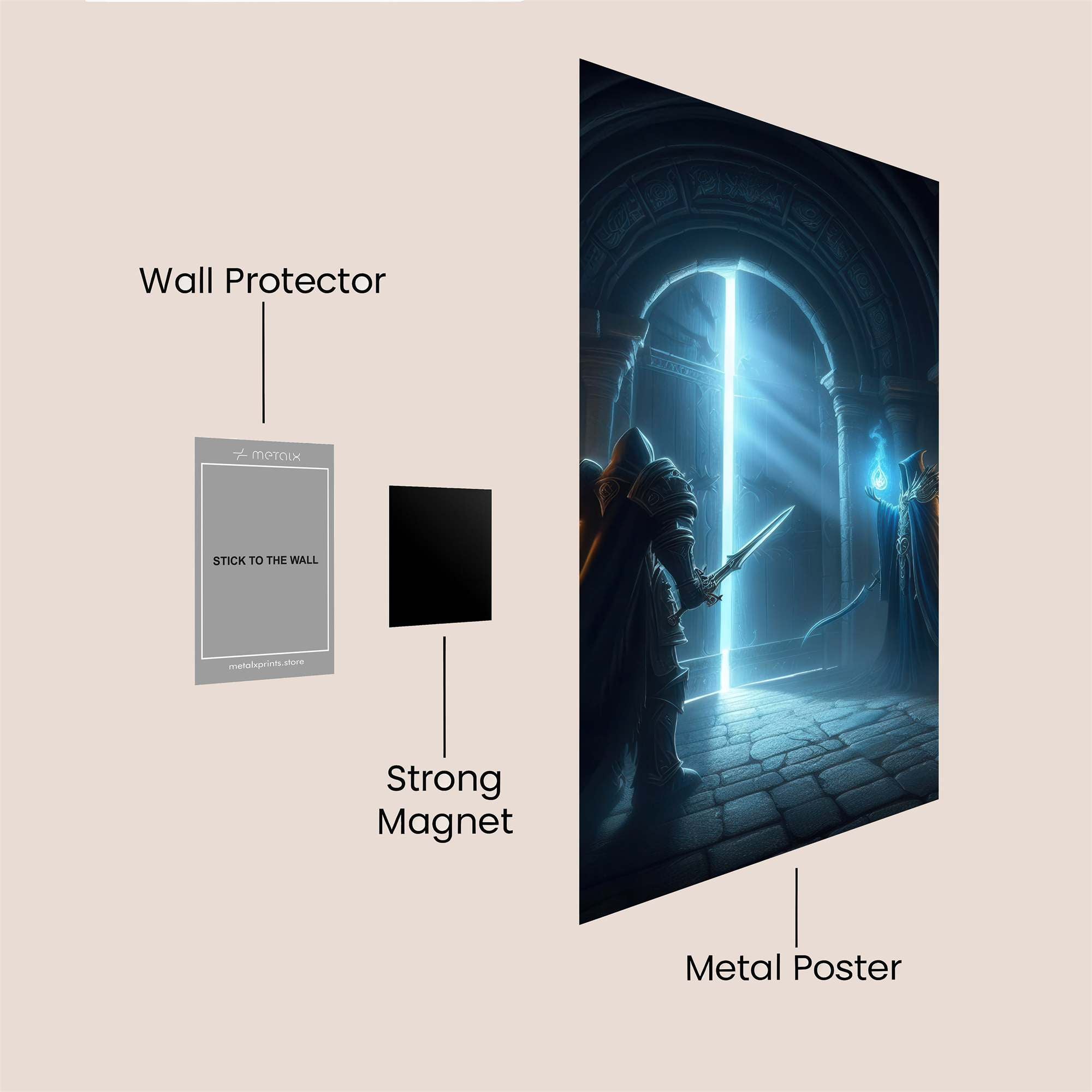 Knightly Quest Safe Wall Magnetic / M