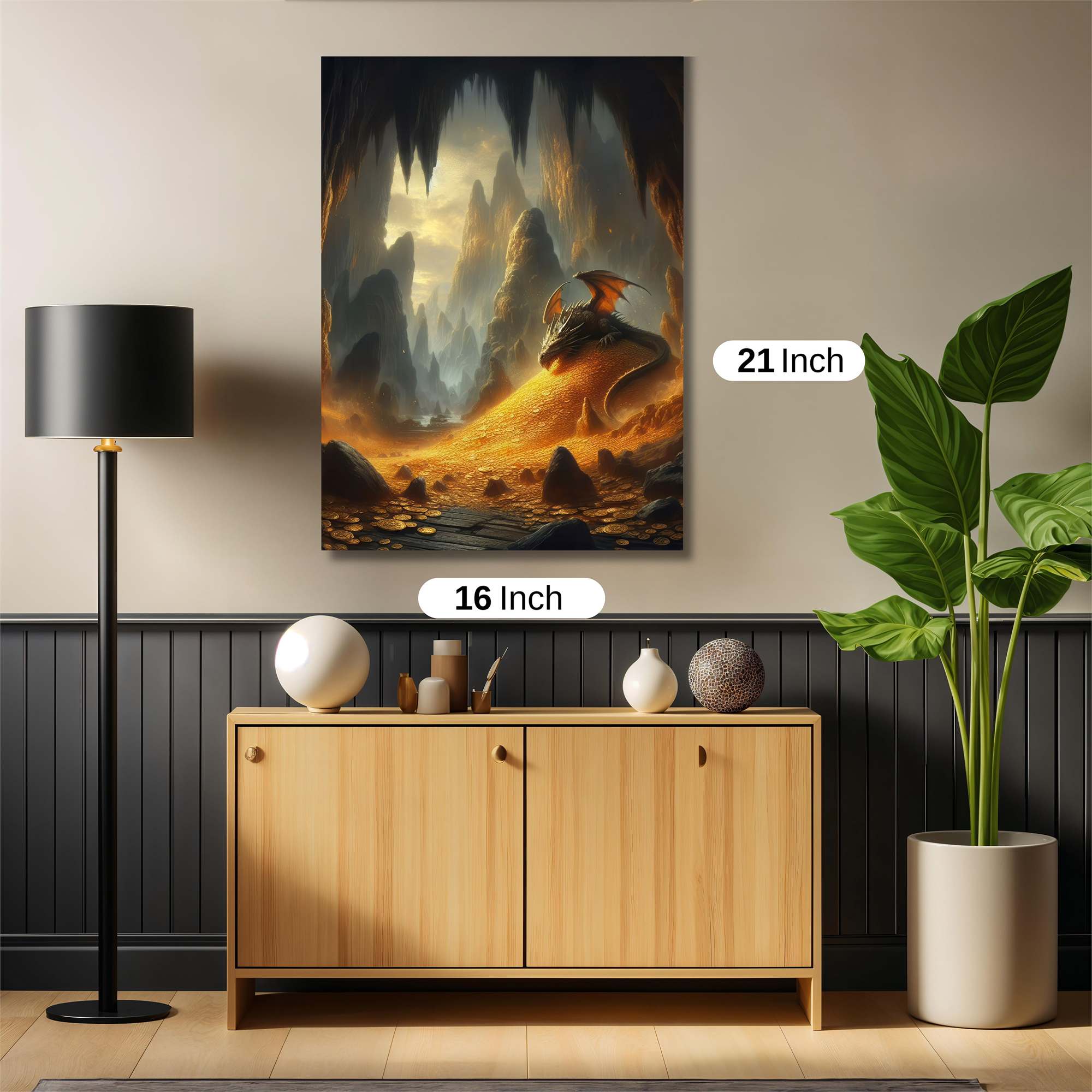 Dragon Hoard Safe Wall Magnetic / M