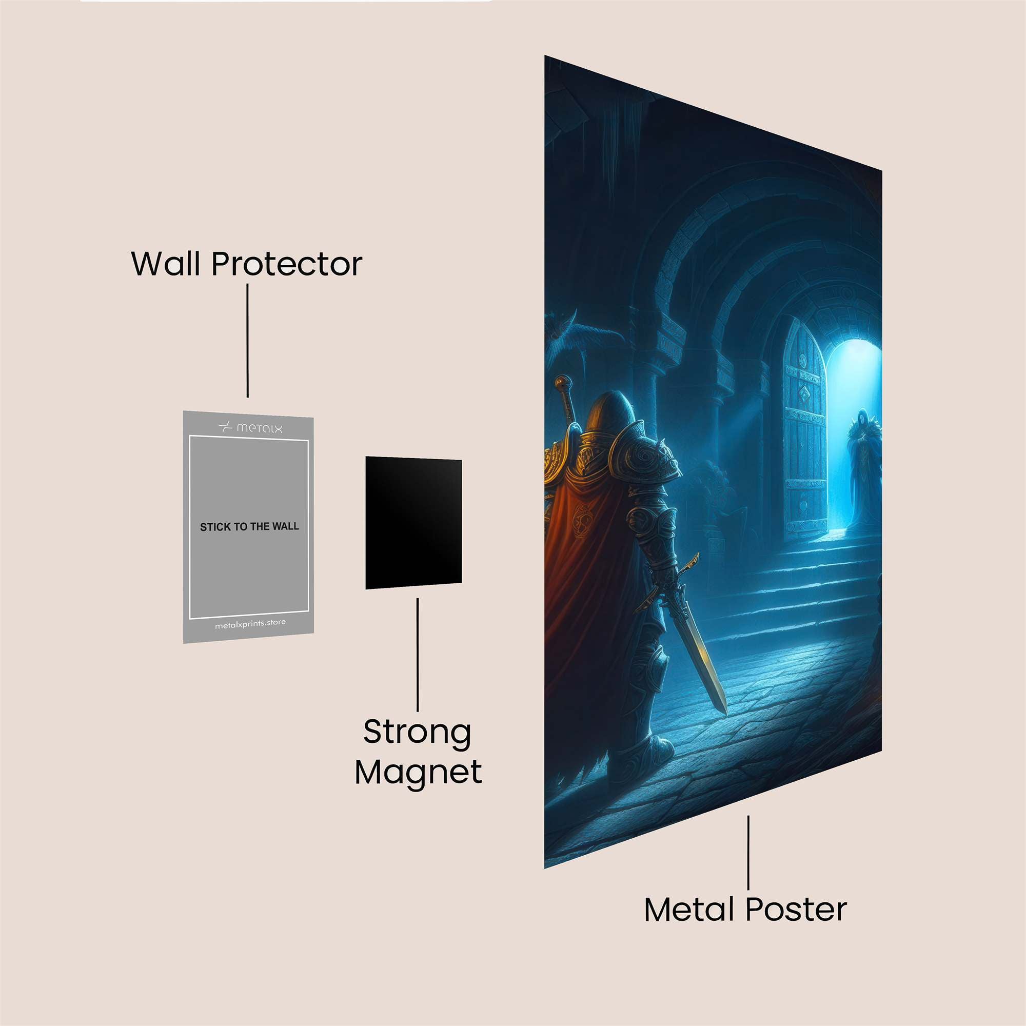 Knightly Enigma Safe Wall Magnetic / M