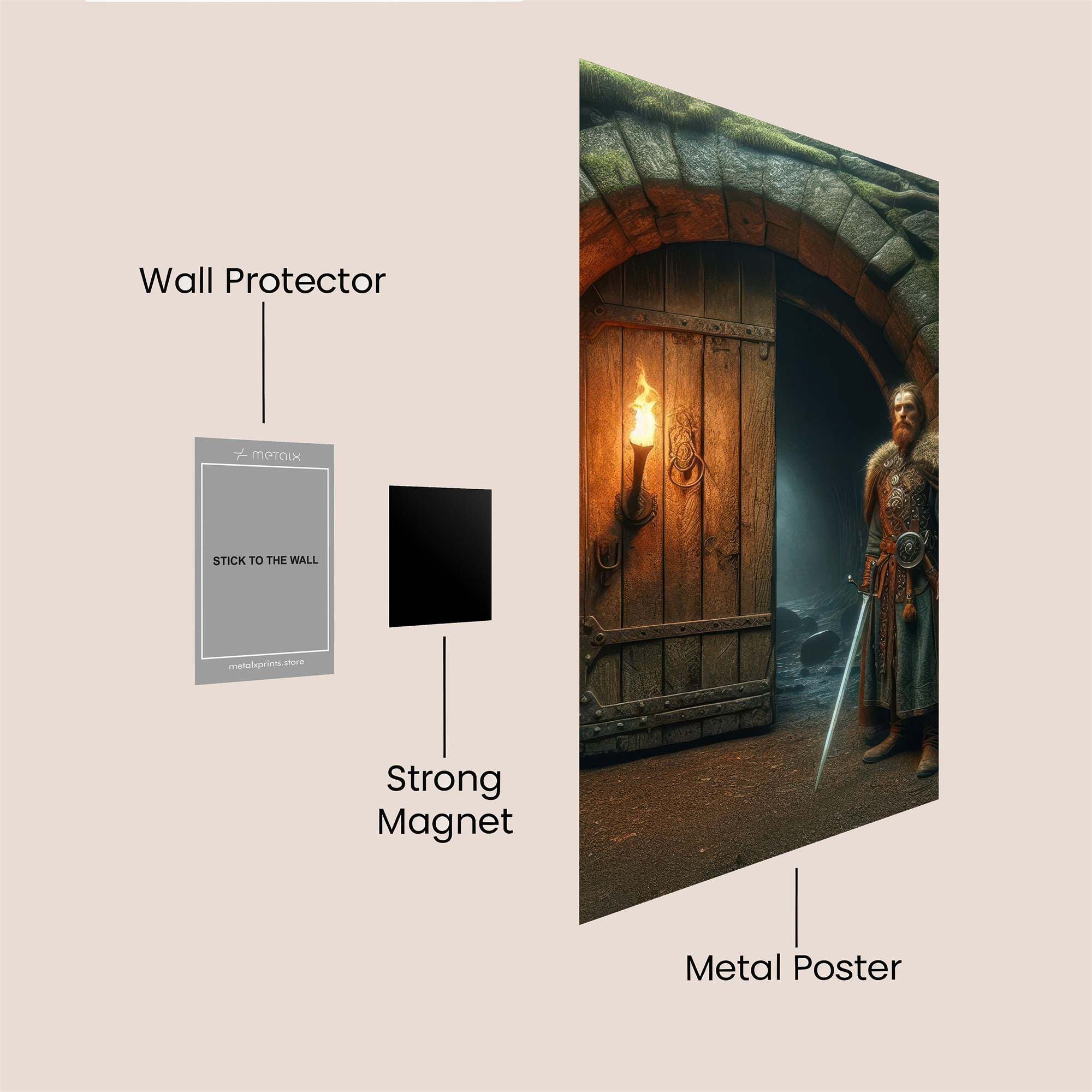 Viking Sentinel Safe Wall Magnetic / M