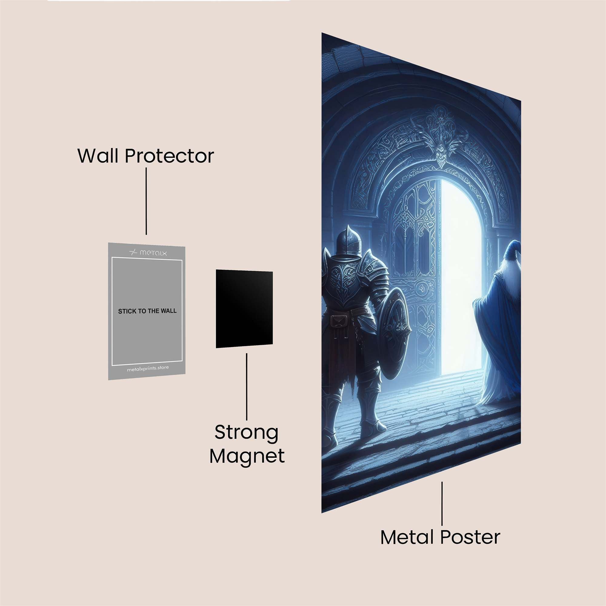 Gandalf's Quest Safe Wall Magnetic / M