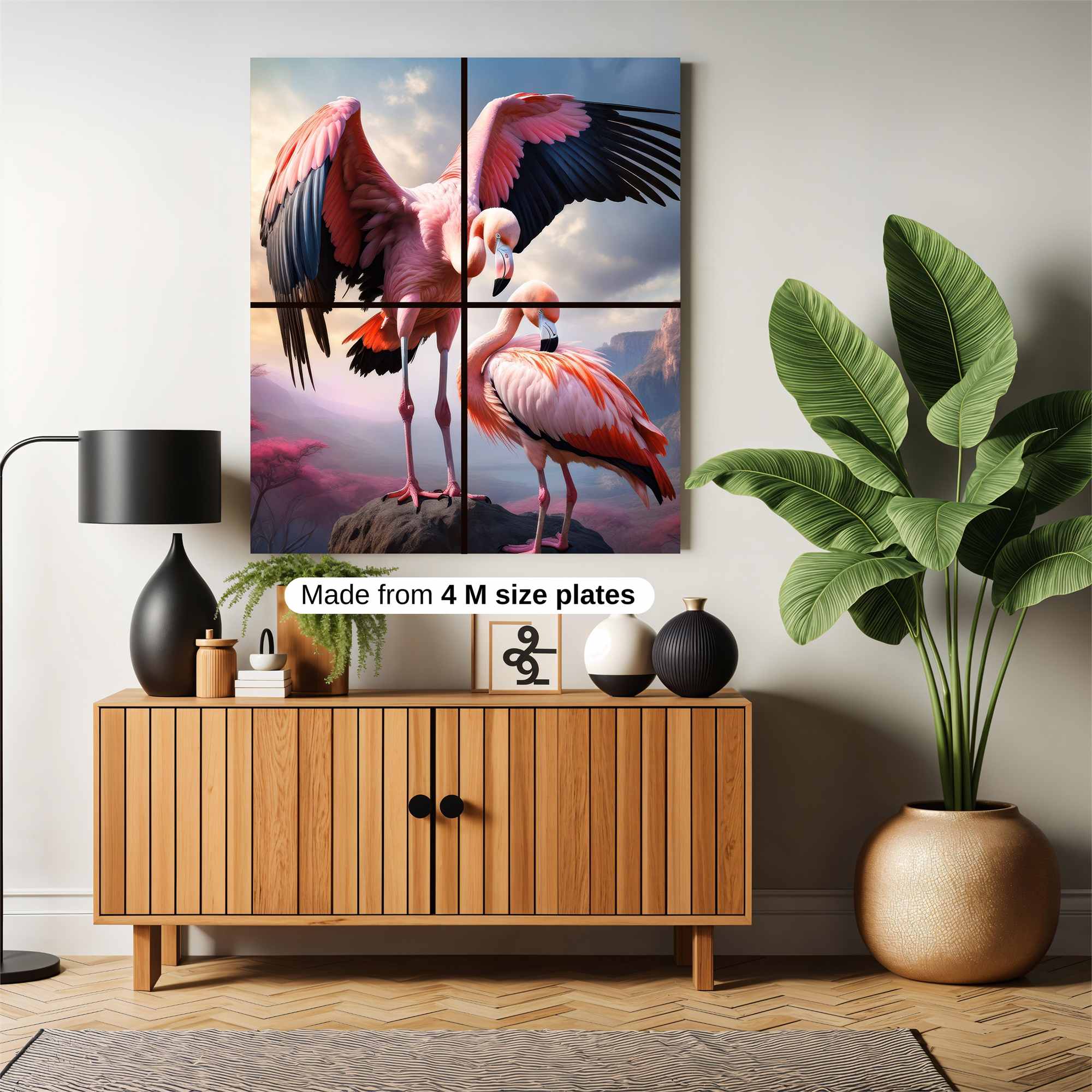 Flamingo Serenity Safe Wall Magnetic / M