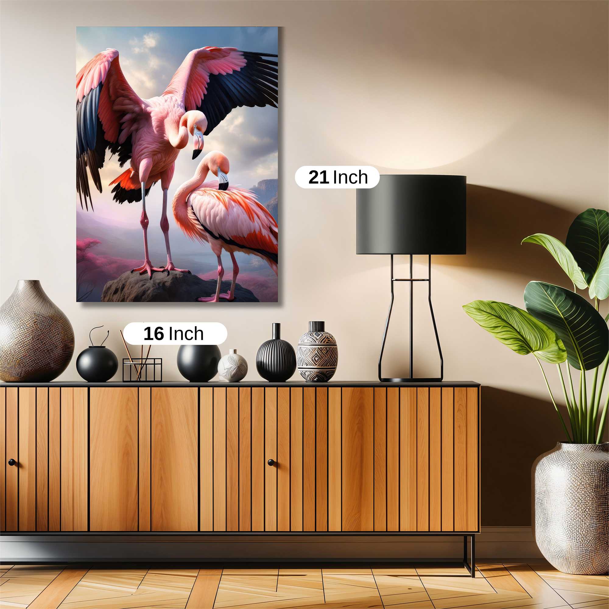 Flamingo Serenity Safe Wall Magnetic / M
