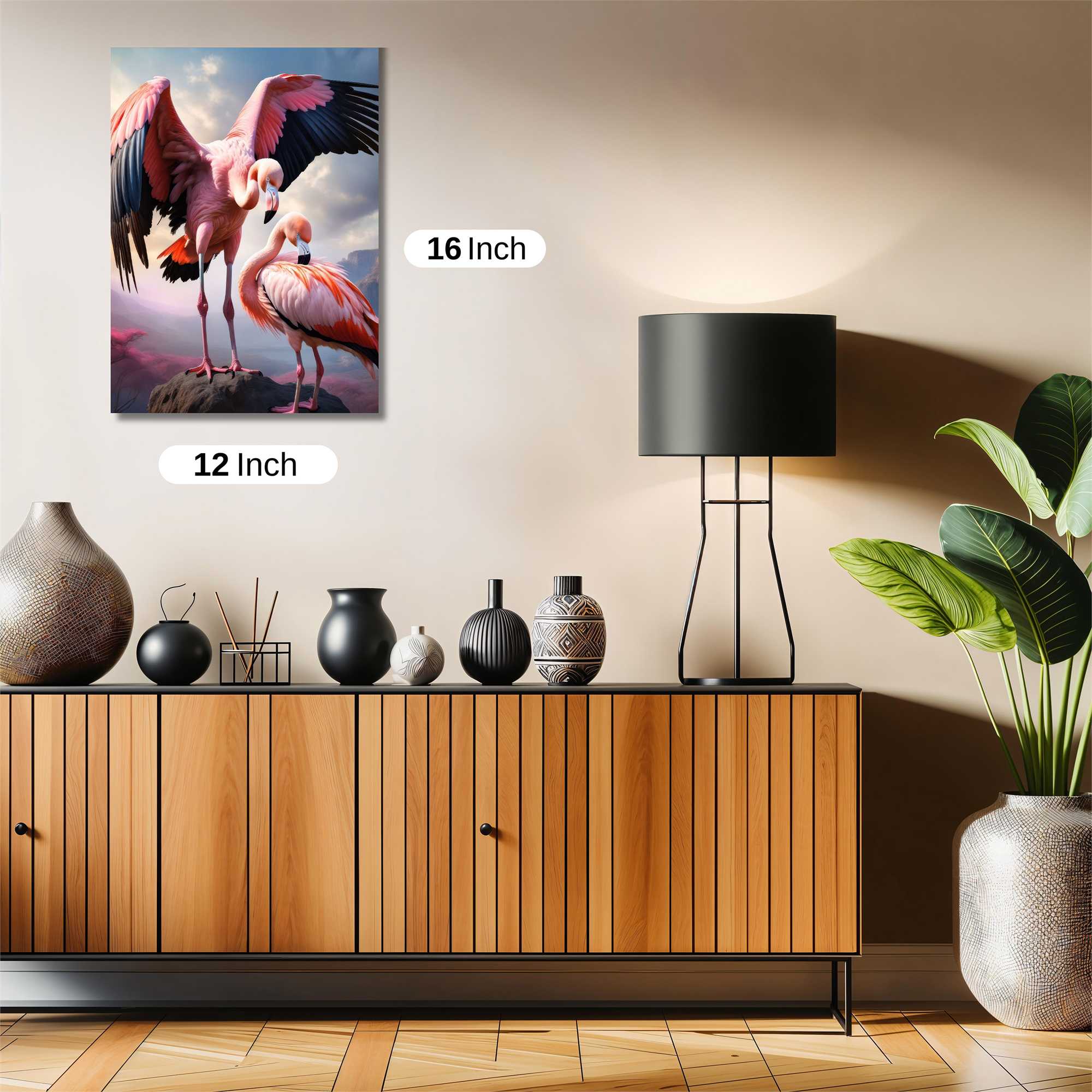 Flamingo Serenity Safe Wall Magnetic / M