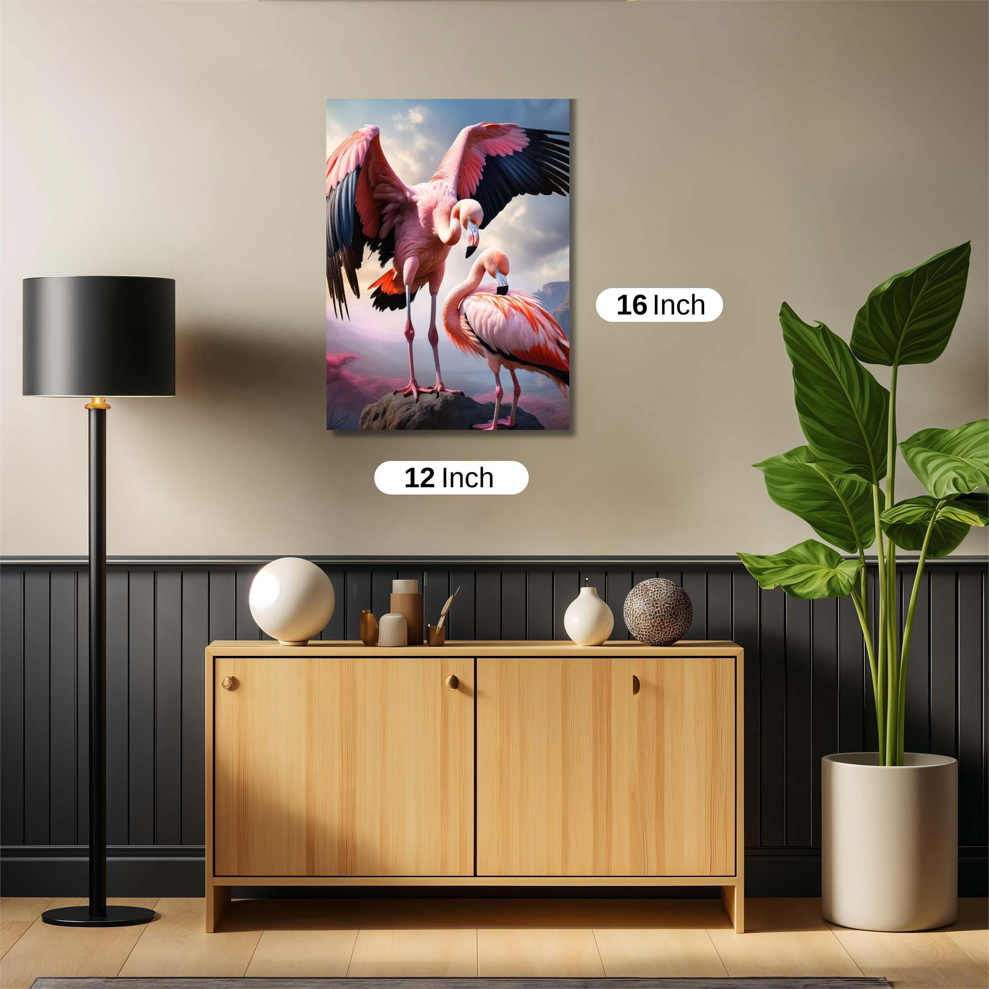 Flamingo Serenity Safe Wall Magnetic / M