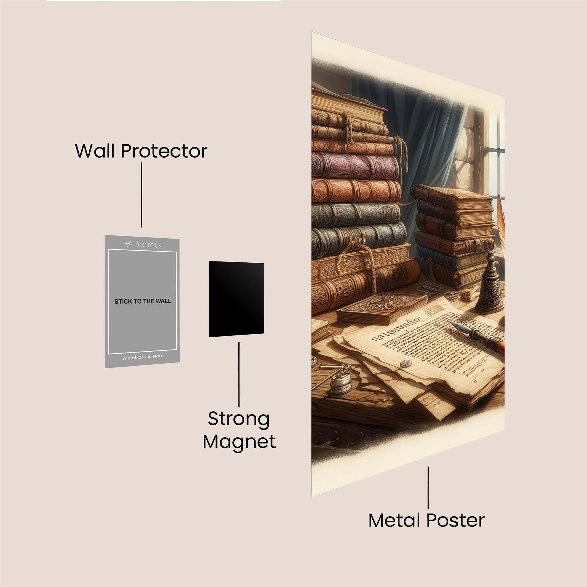 Scholar's Haven Safe Wall Magnetic / M