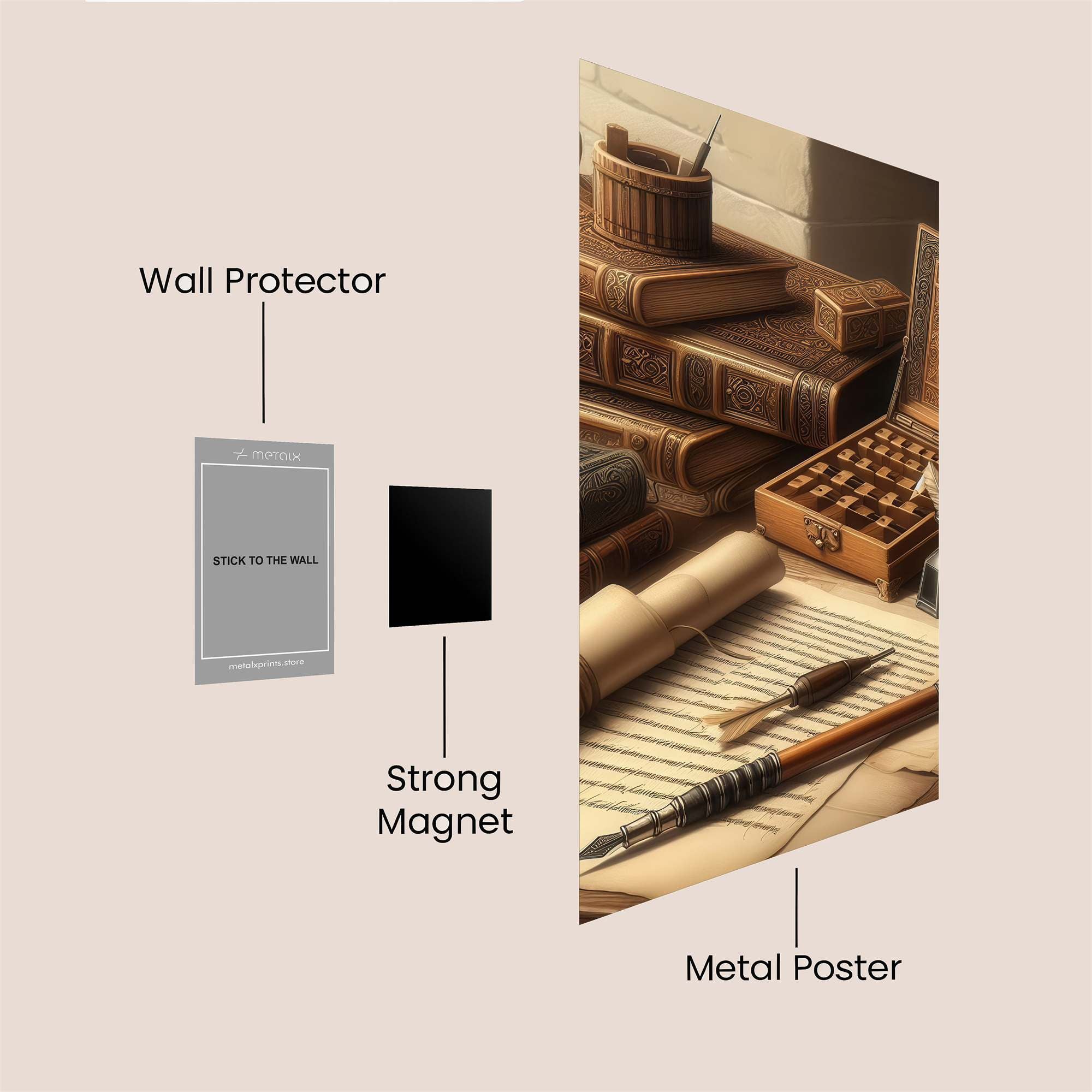 Scholar's Serenity Safe Wall Magnetic / M