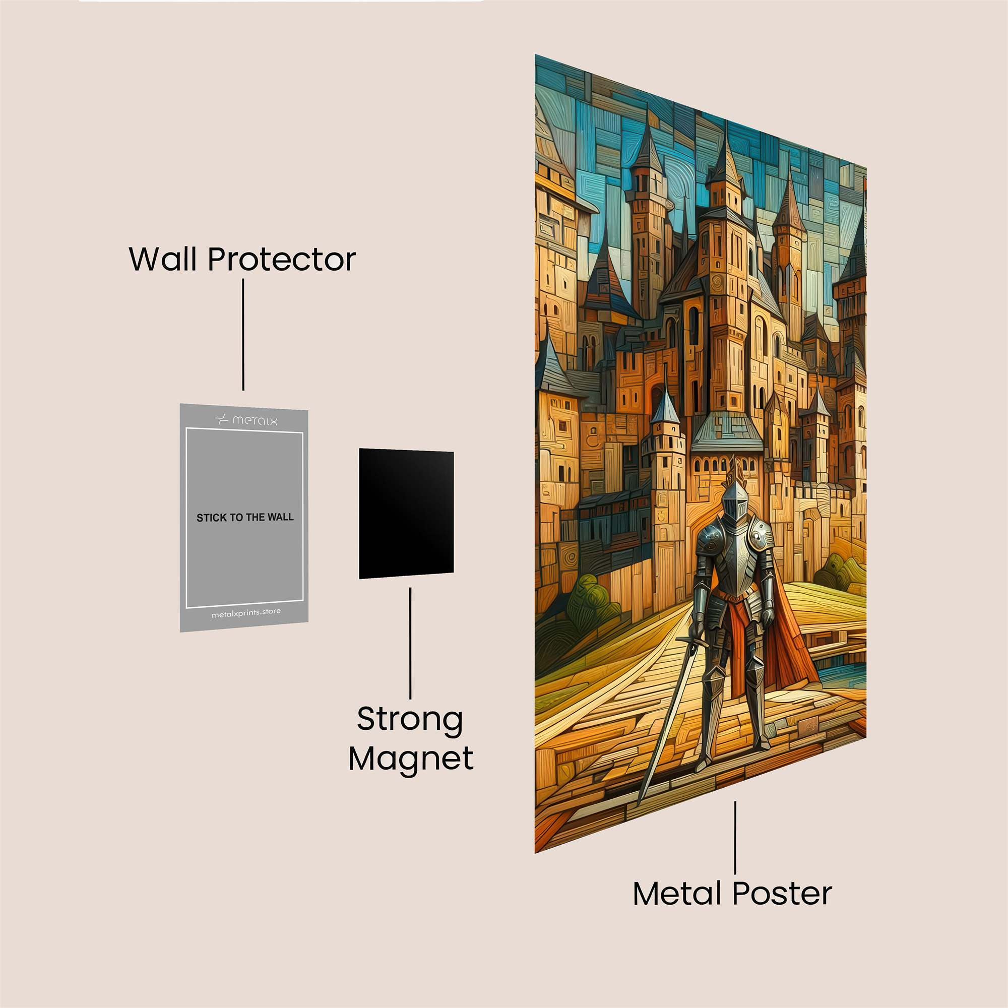 Knightly Valor Safe Wall Magnetic / M