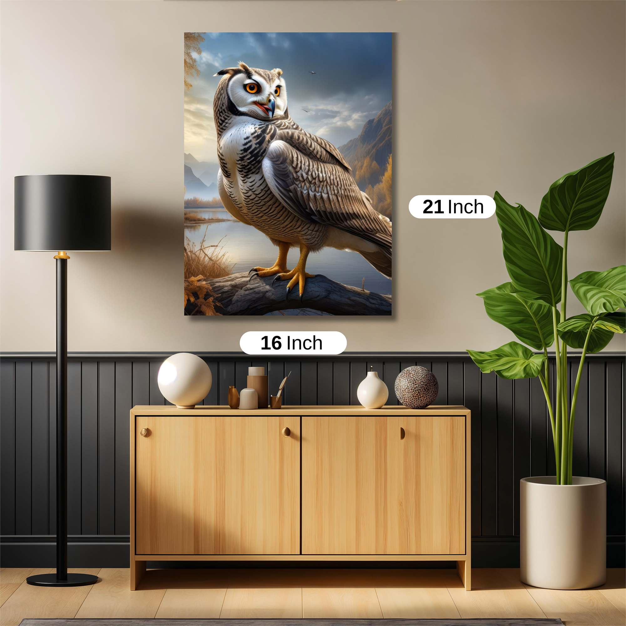 Owl Majesty Safe Wall Magnetic / M