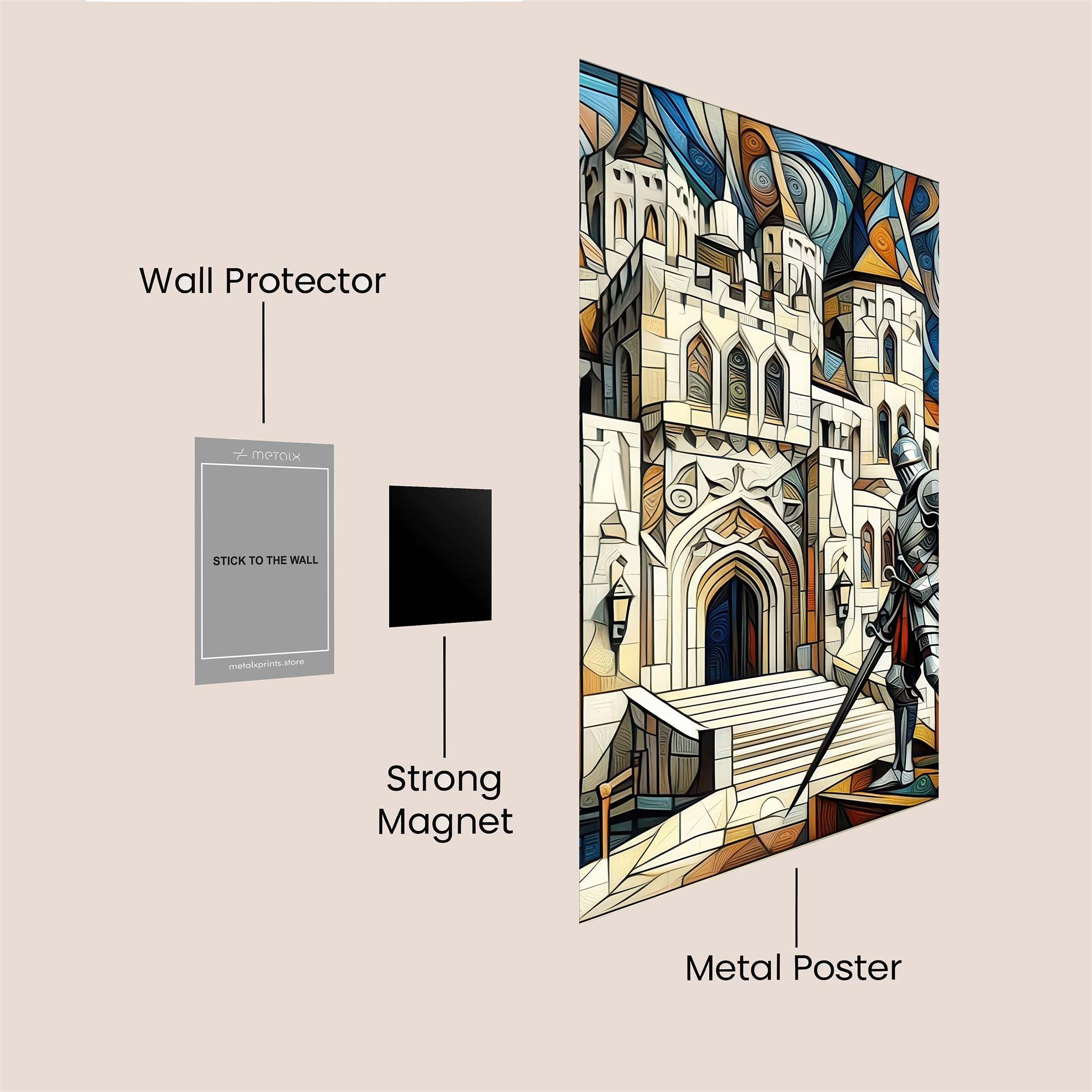 Knightly Valor Safe Wall Magnetic / M