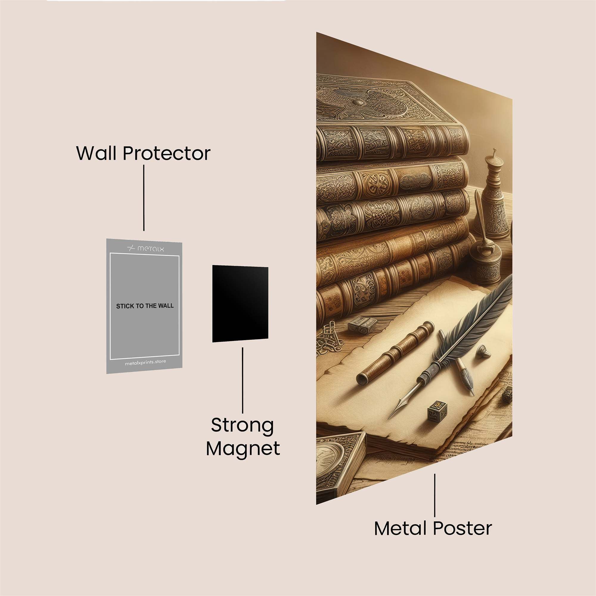Wizard's Wisdom Safe Wall Magnetic / M