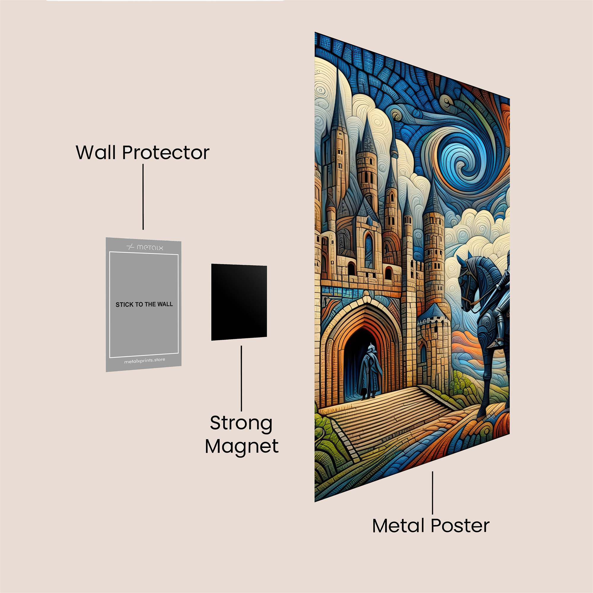 Knightly Quest Safe Wall Magnetic / M