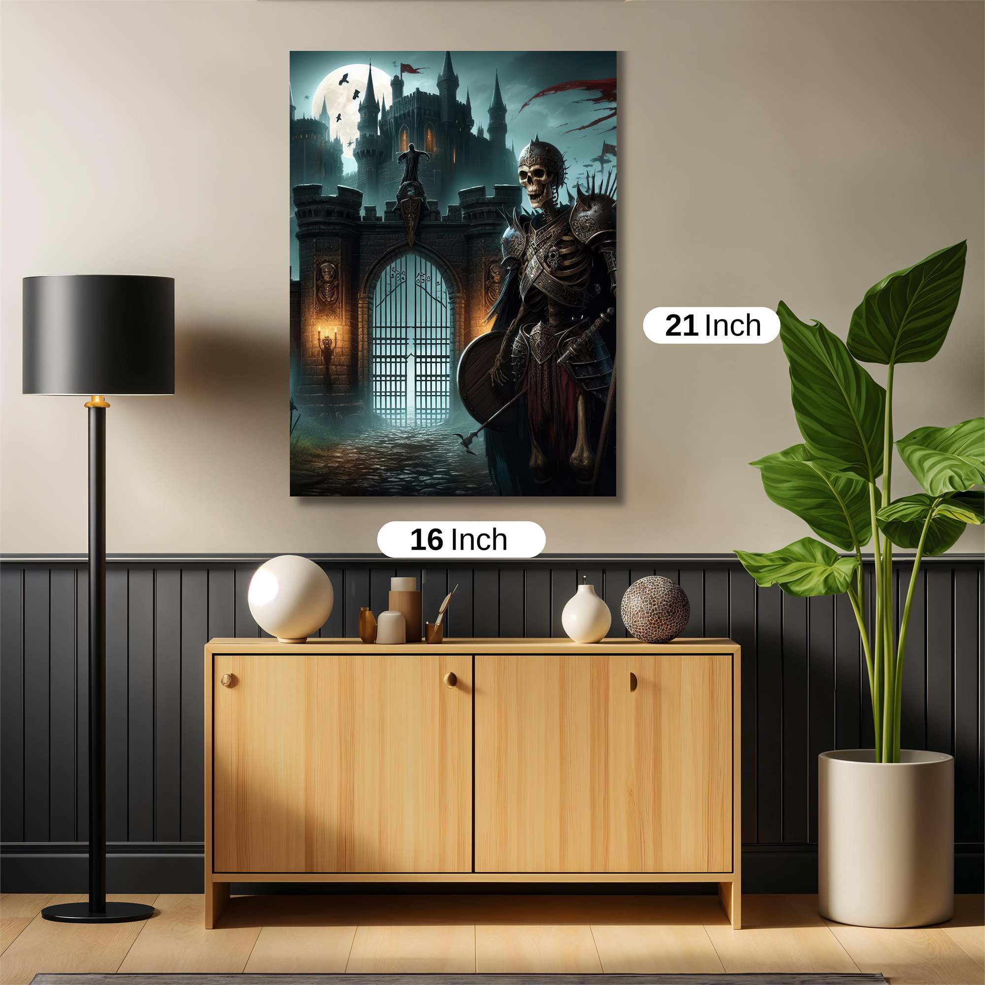 Skeleton Sentinel Safe Wall Magnetic / M