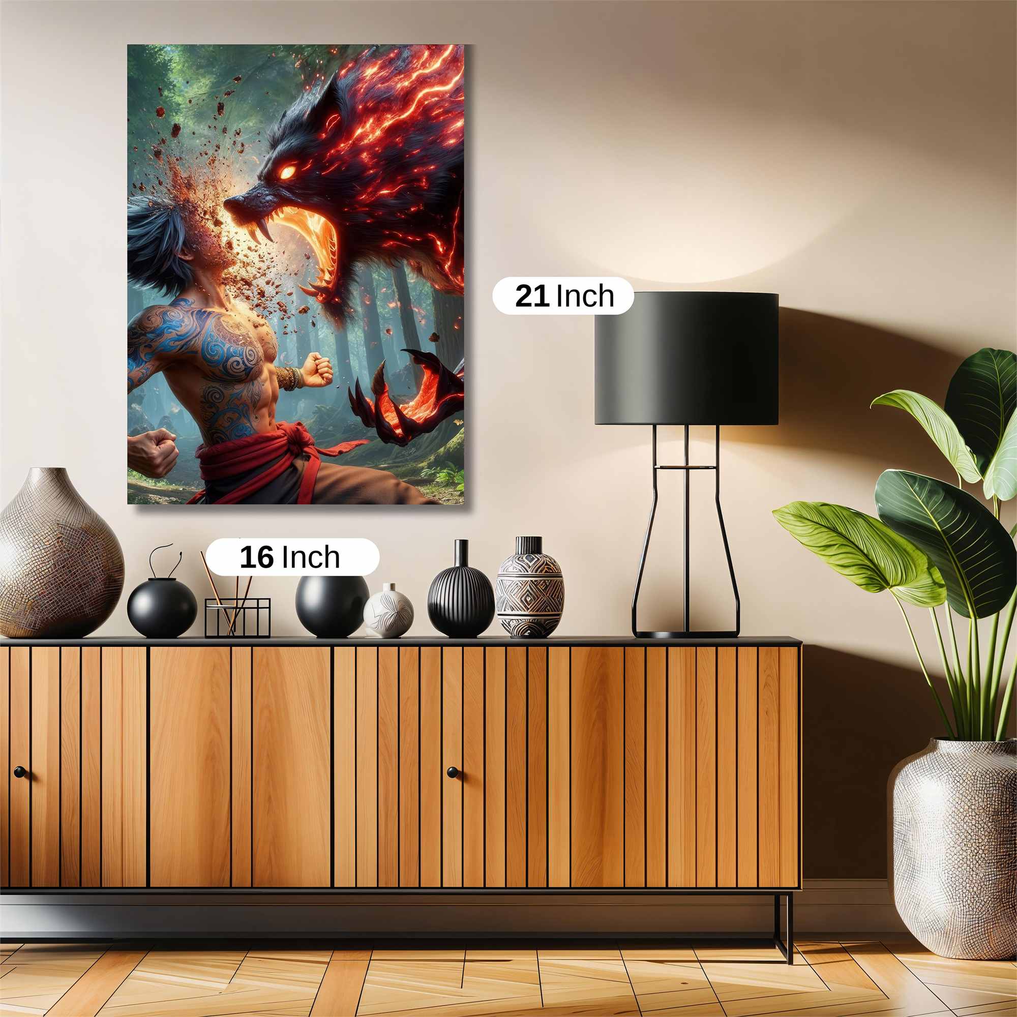 Wolf Fury Safe Wall Magnetic / M