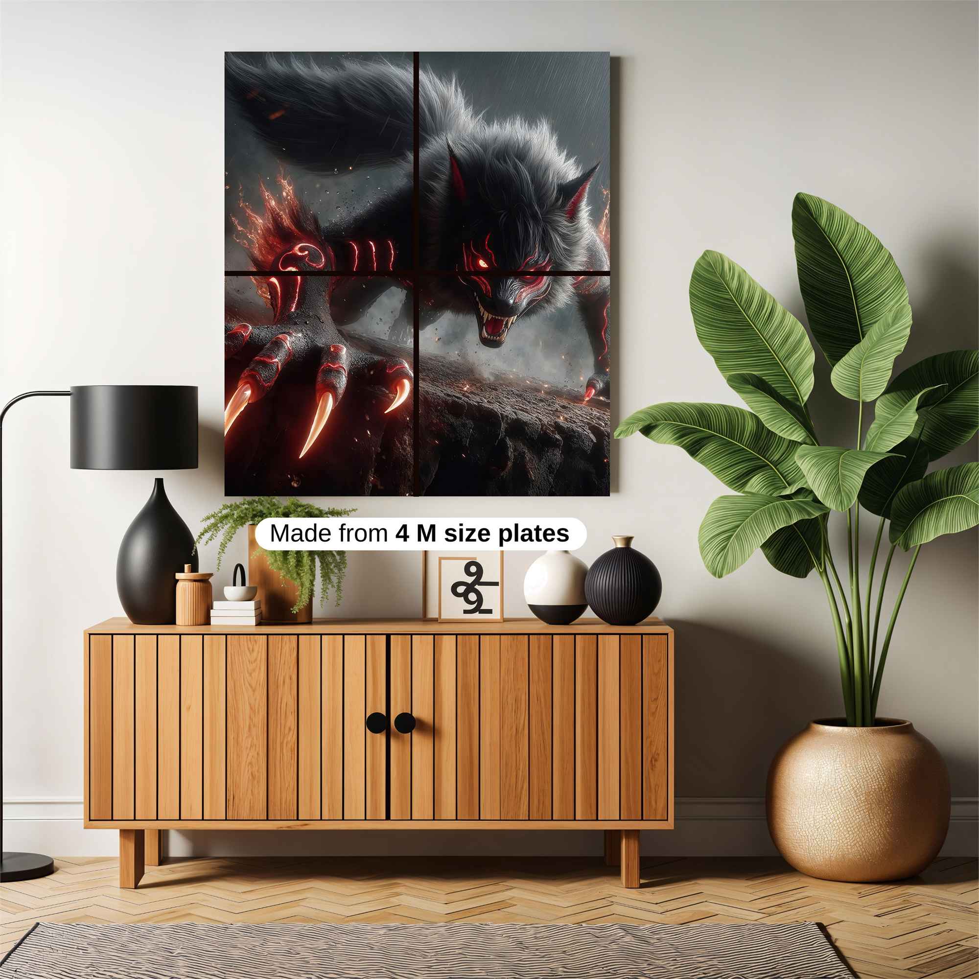 Fiery Fury Safe Wall Magnetic / M