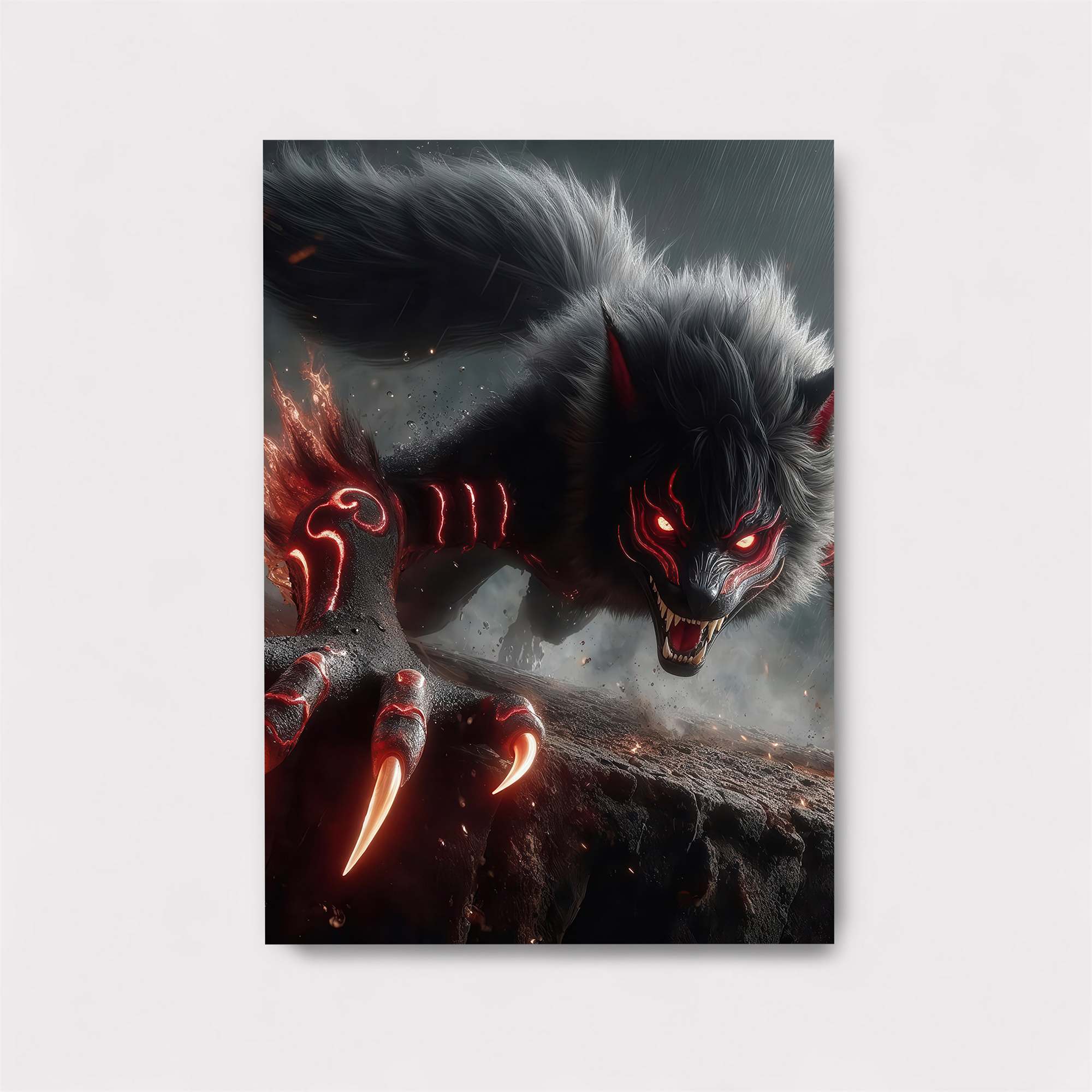 Fiery Fury Safe Wall Magnetic / M