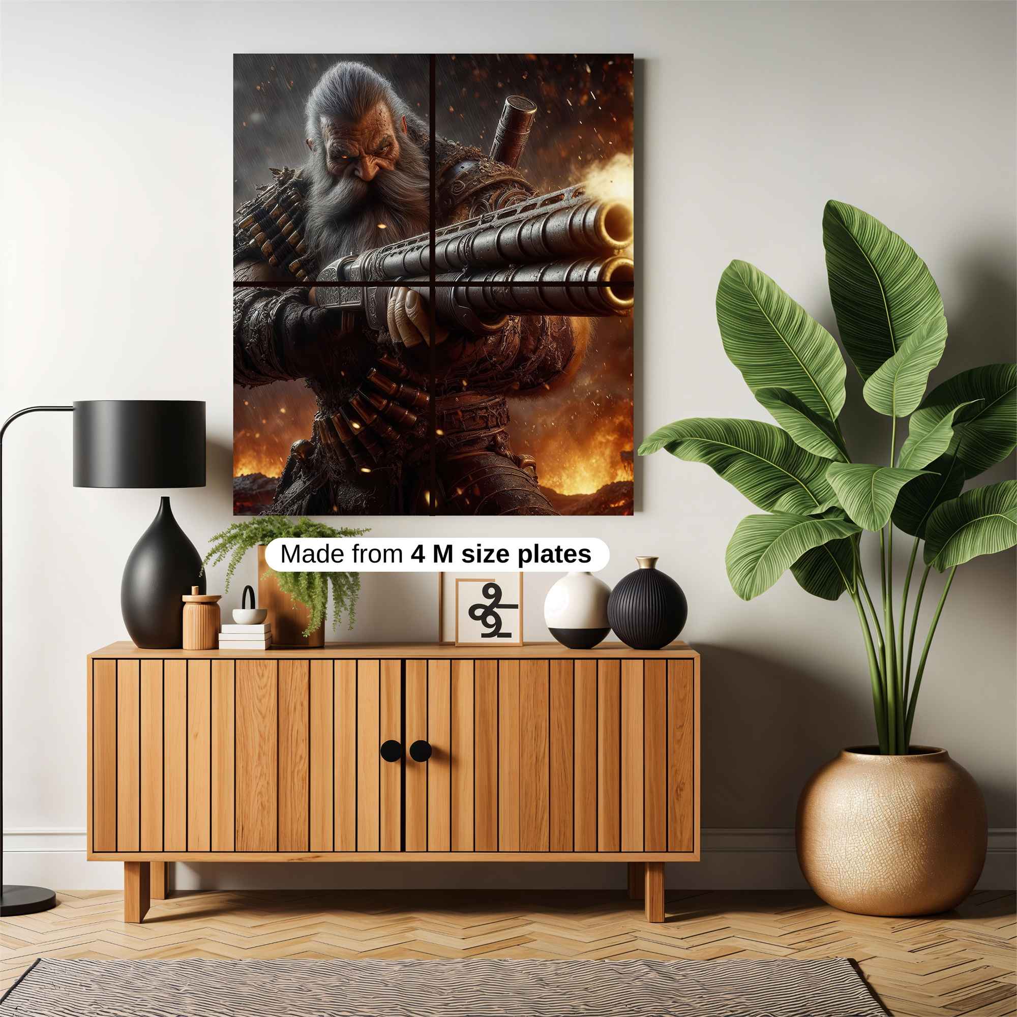 Dwarf Rage Safe Wall Magnetic / M