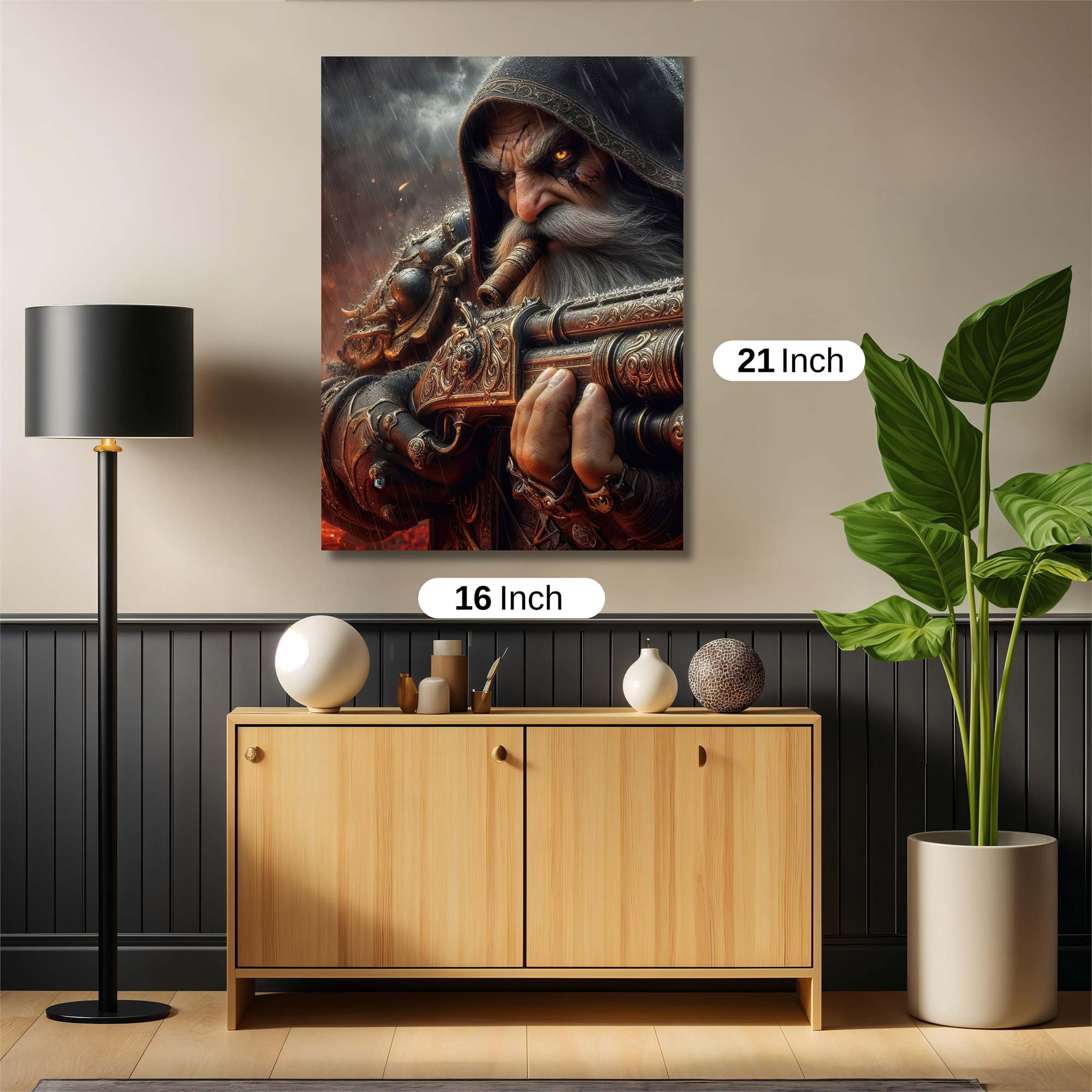 Dwarf Fury Safe Wall Magnetic / M