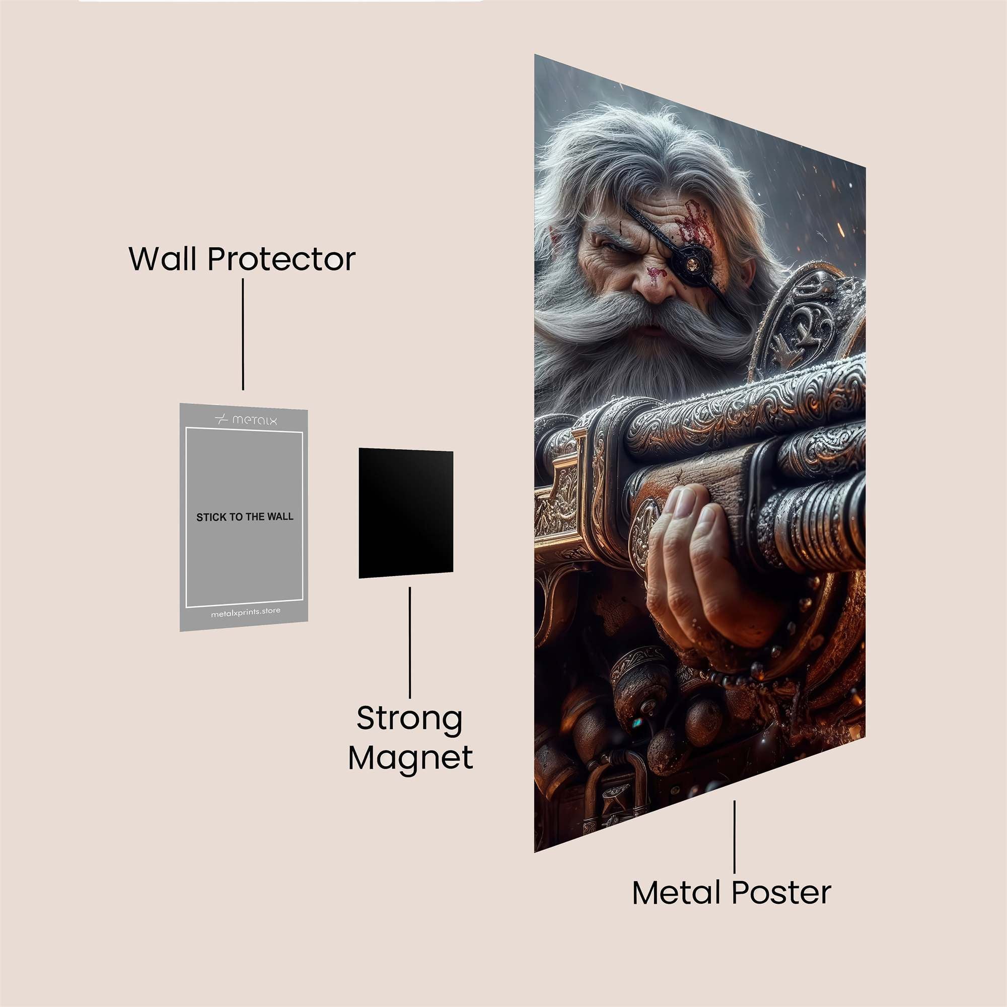 Dwarf Resolute Safe Wall Magnetic / M