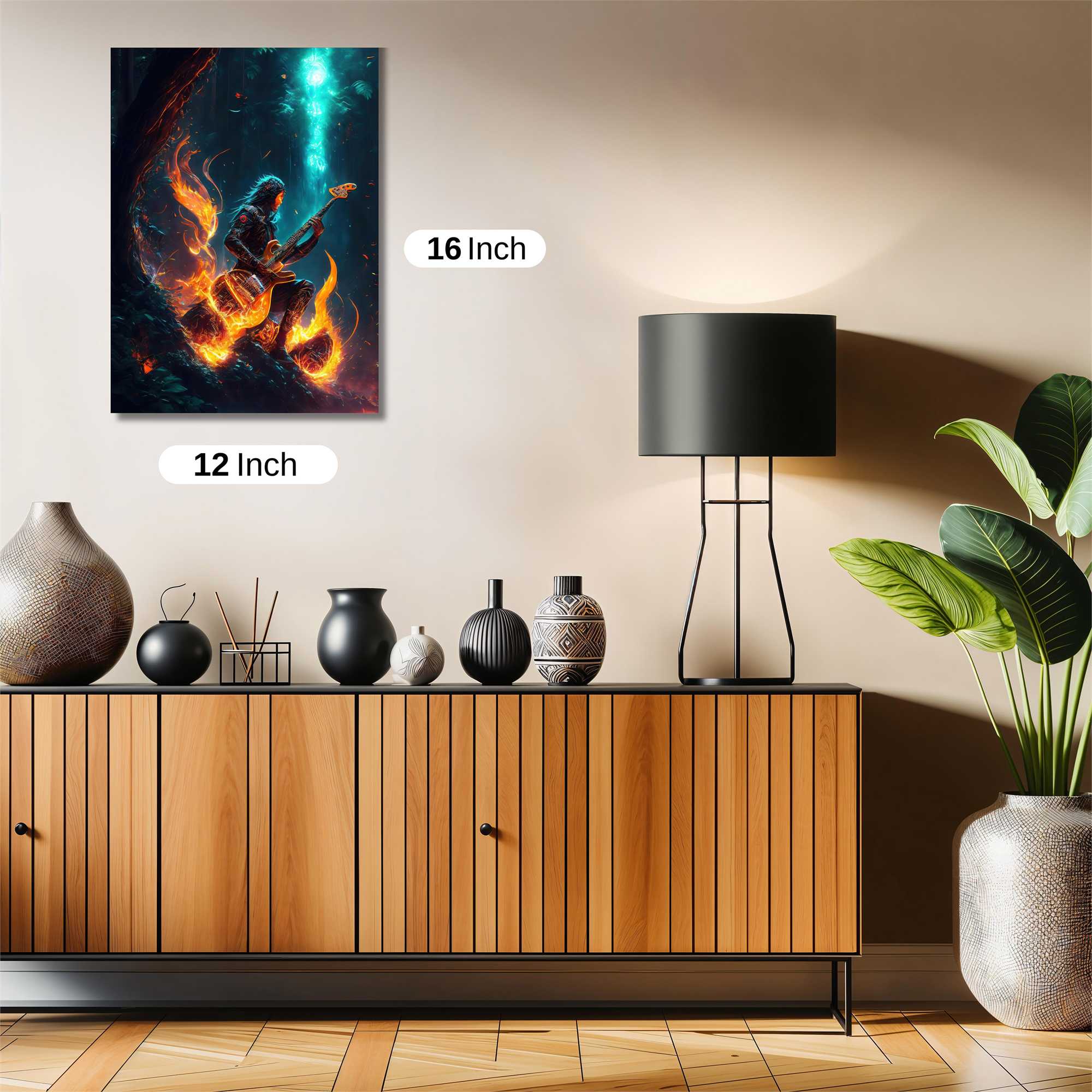 Guitar Inferno Safe Wall Magnetic / M